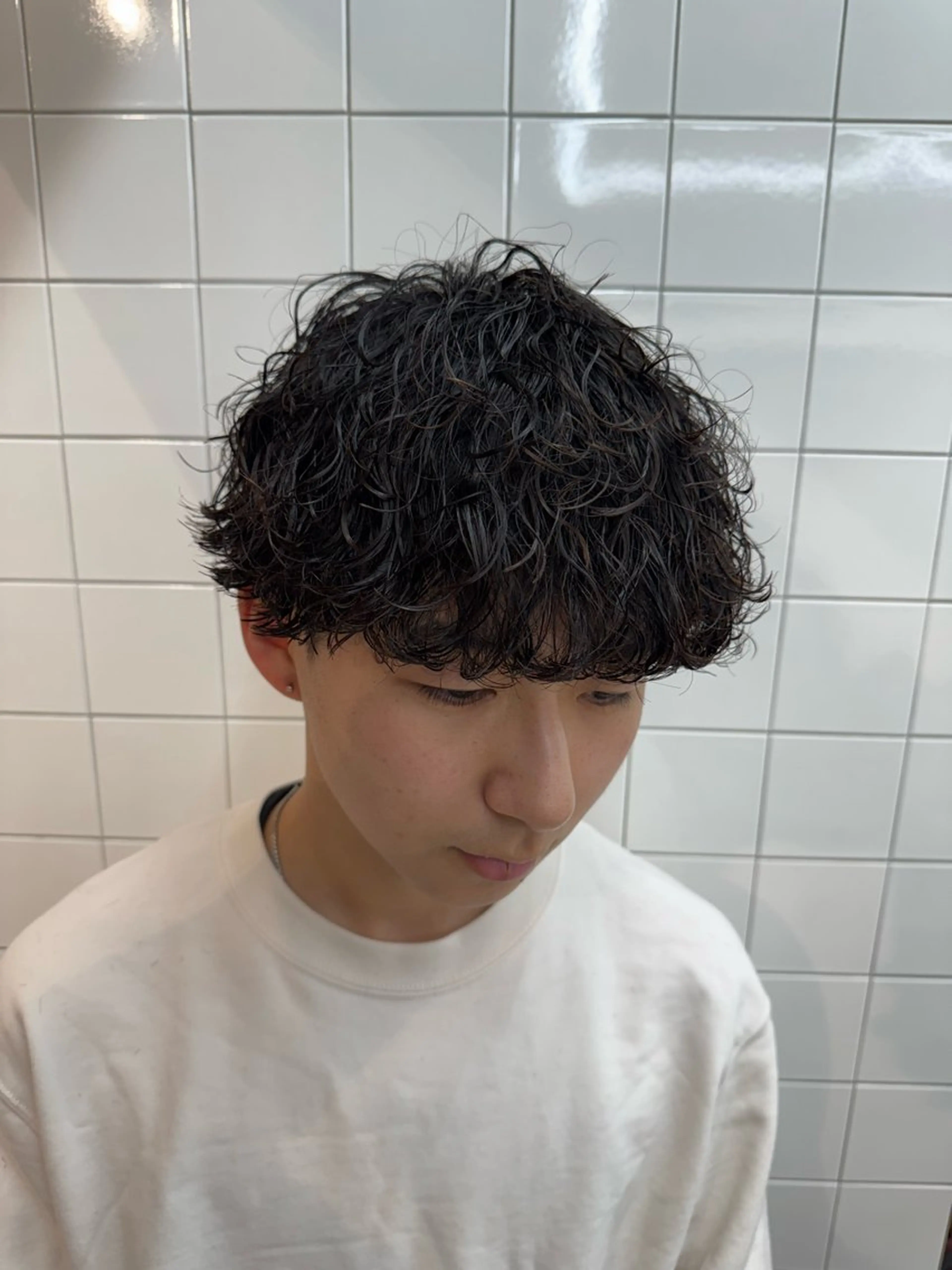 パーマ メンズ メンズパーマ カット パーマ 大宮メンズ特化/パー マ職人/小川藍人のヘアスタイル