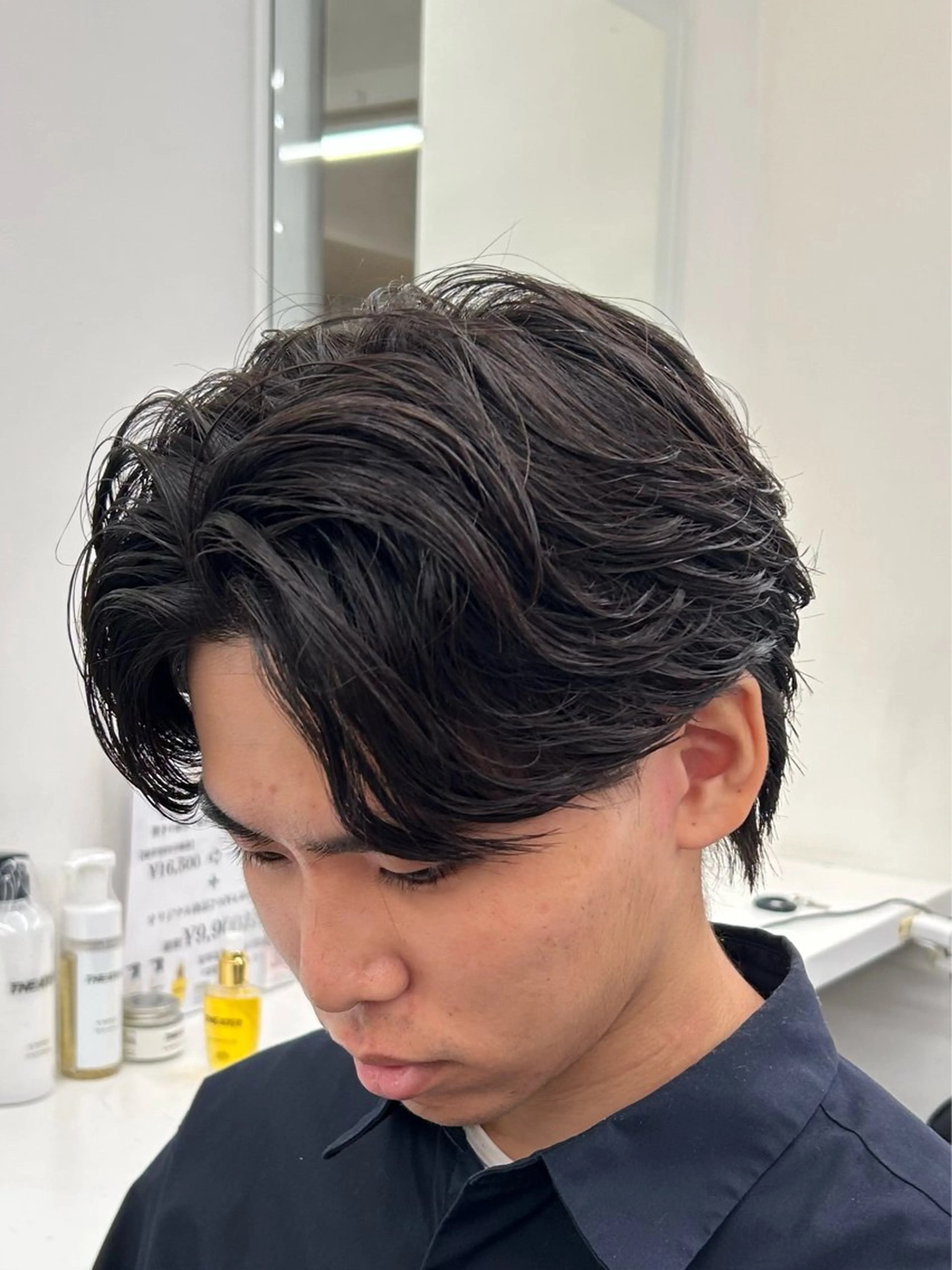 パーマ メンズ カット パーマ 🔷メンズセンターパ ートTAKUMI🔷のヘアスタイル