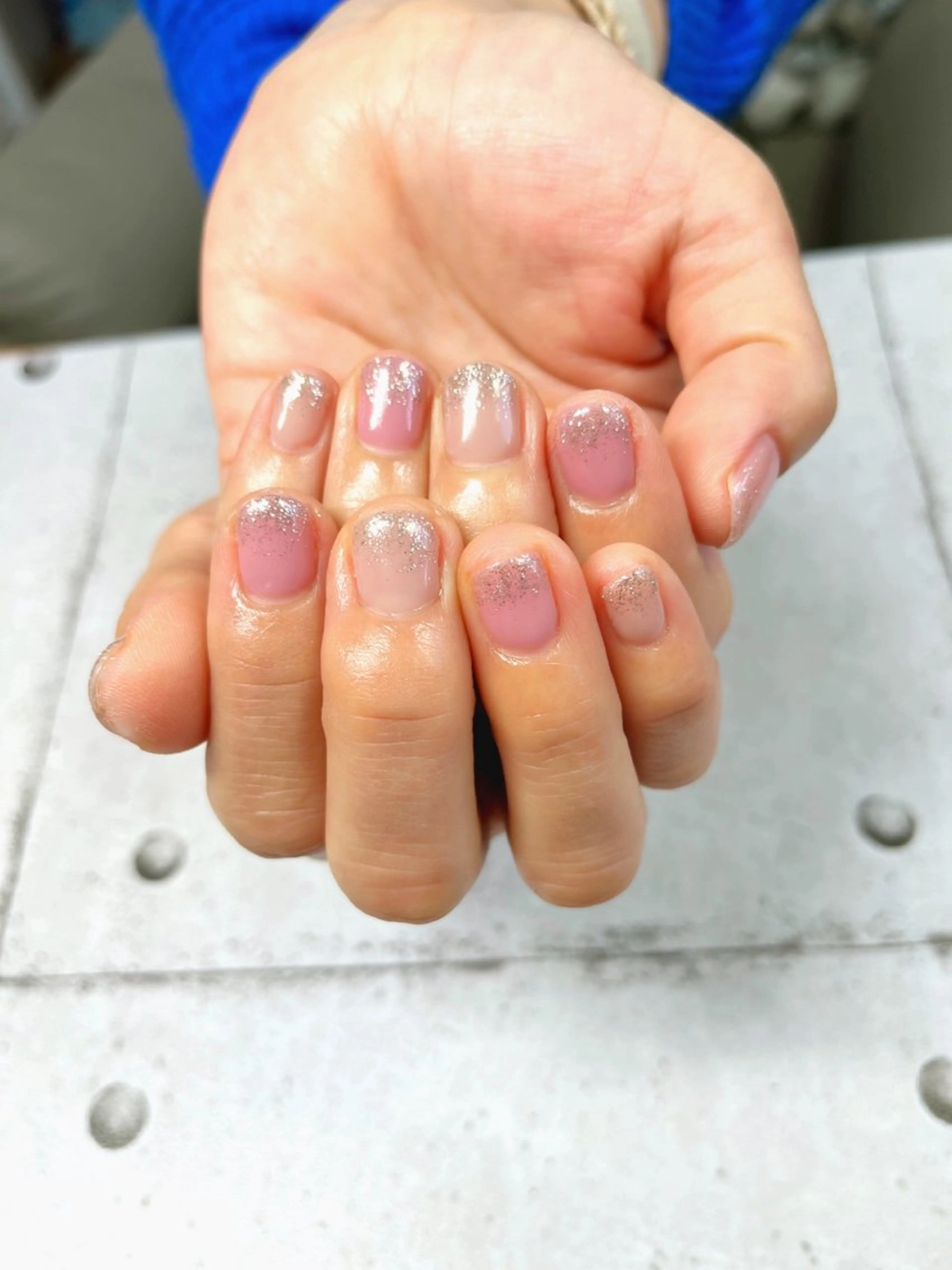 ネイル グラデーション ラメ(グリッター) ラメグラデーション Nail salon sowa-eのネイルデザイン