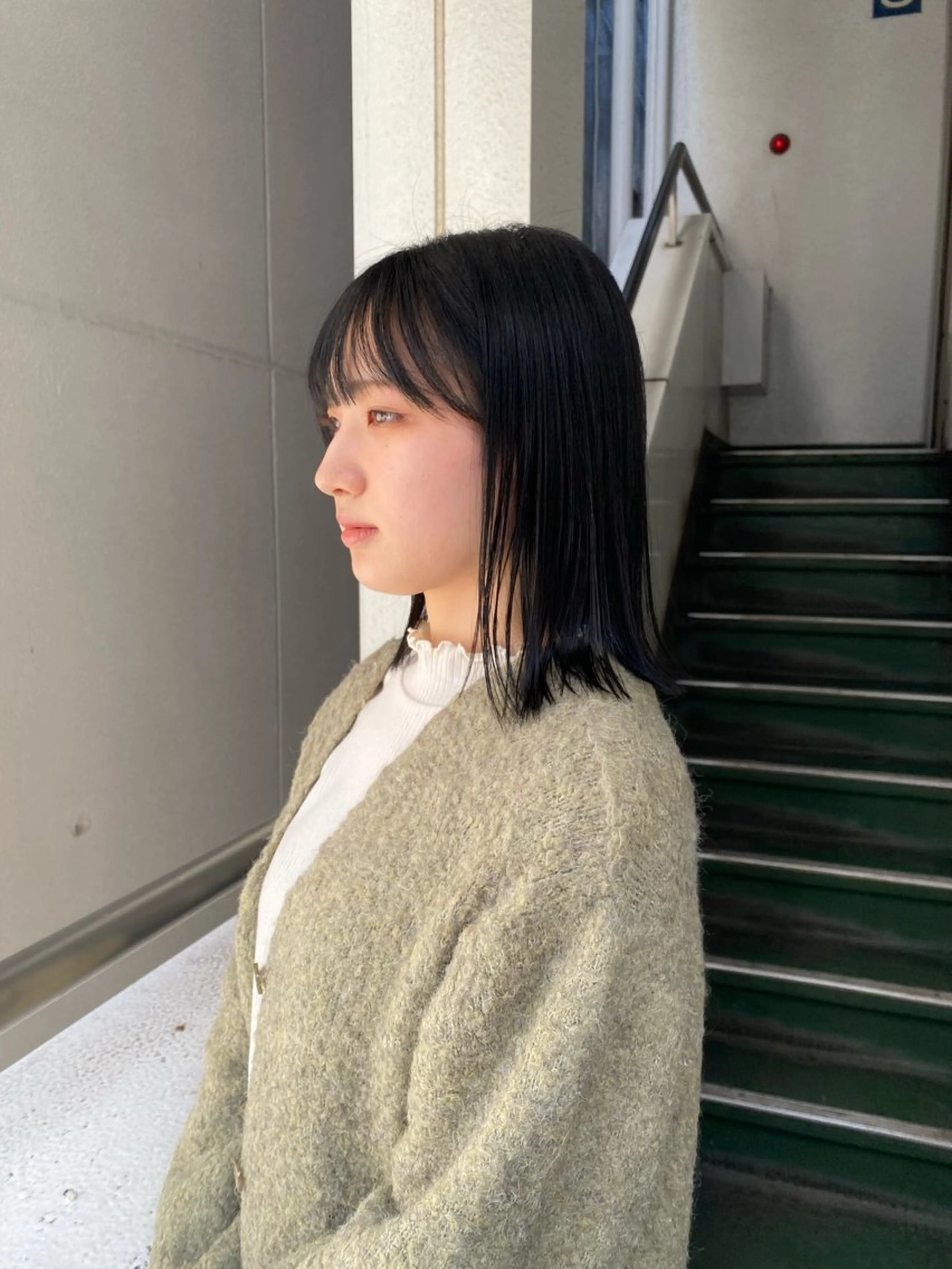 ミディアム カラー カット yiye 青山所属・無料カットモデル募集 🌱ひょうがのヘアスタイル