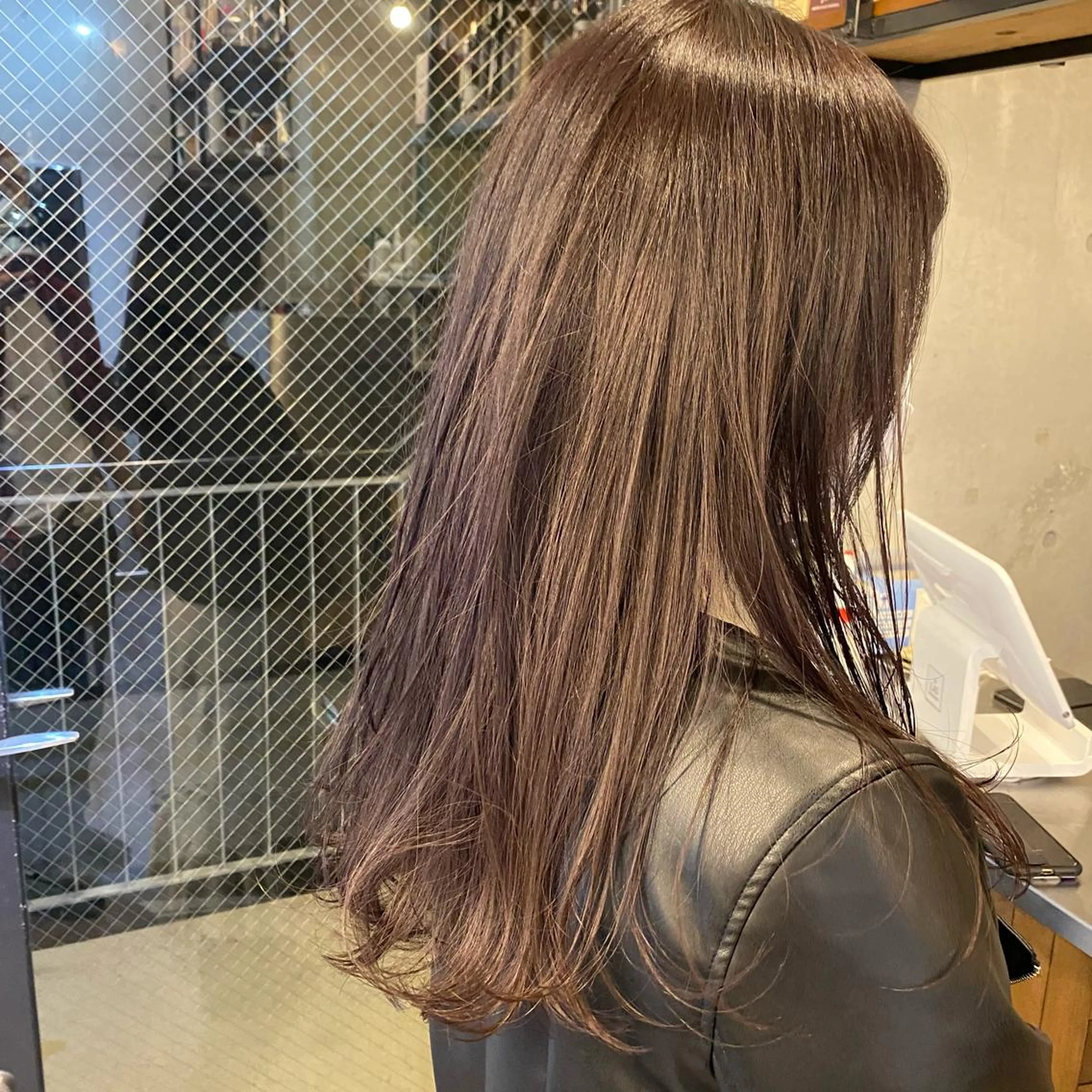ロング カラー 艶髪ブリーチ 永井竜也のヘアスタイル