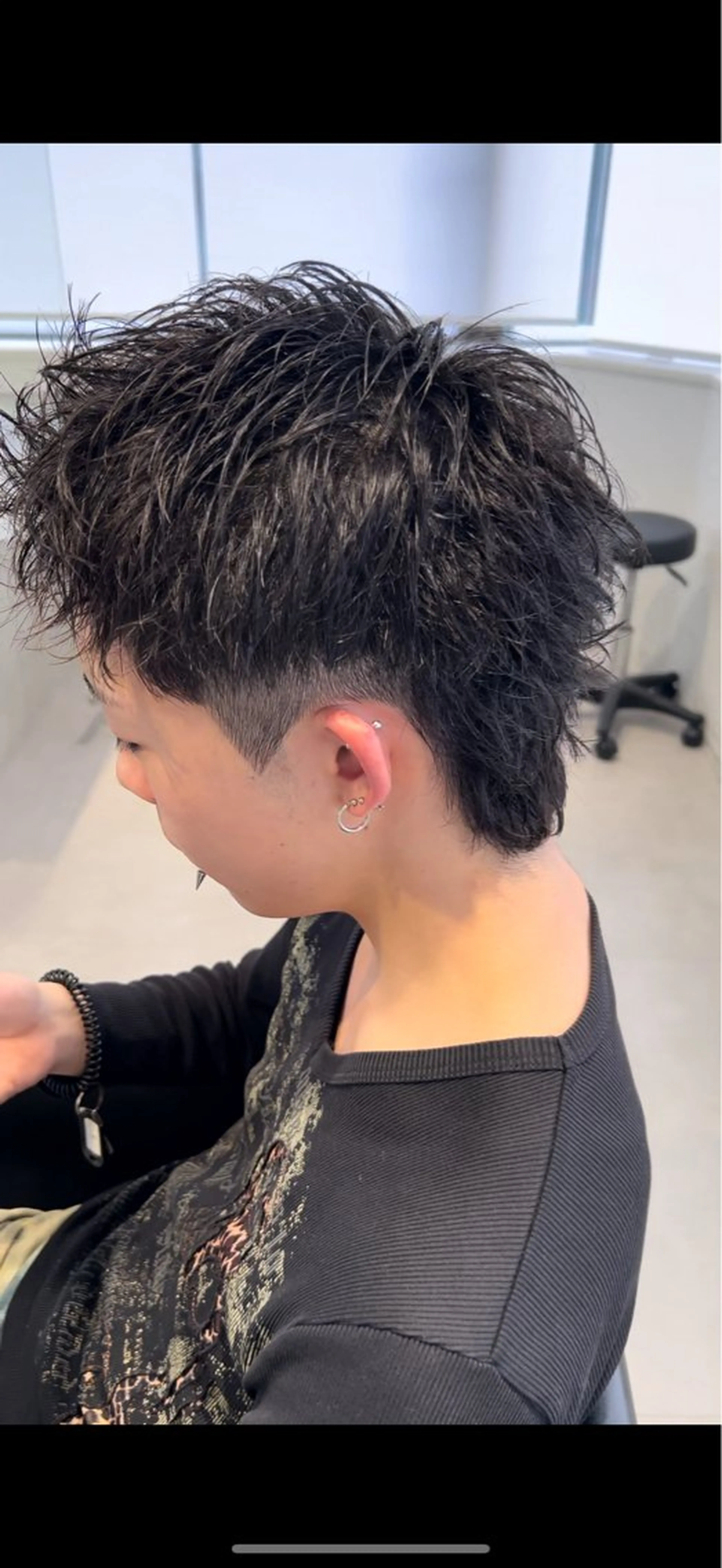 ショート パーマ メンズ スパイキーショート ショートヘア カット パーマ メンズ韓国ヘア/佐藤 恒輝のヘアスタイル