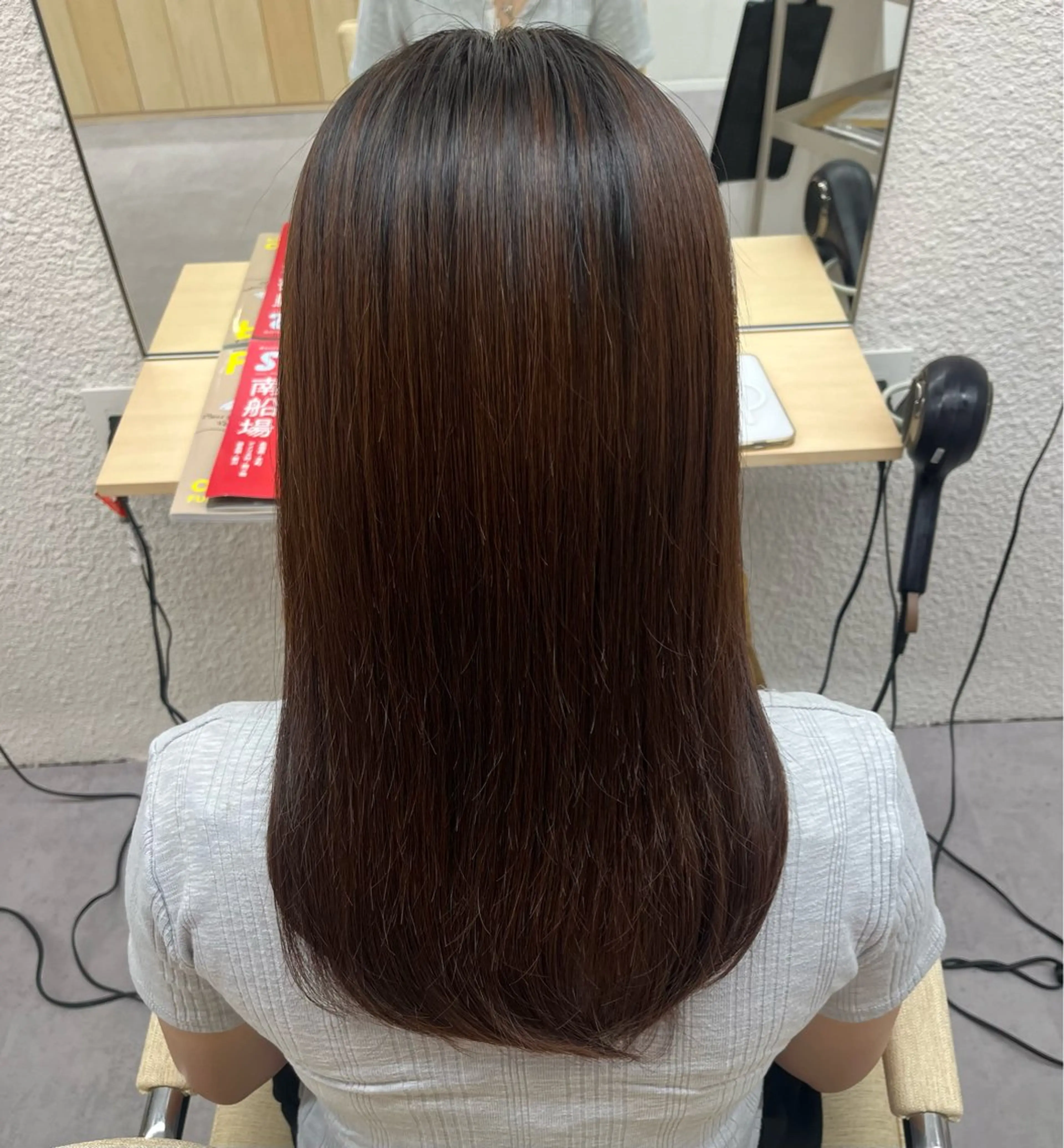 縮毛矯正 ひな‪‪︎/暖色 柔color🫧のヘアスタイル