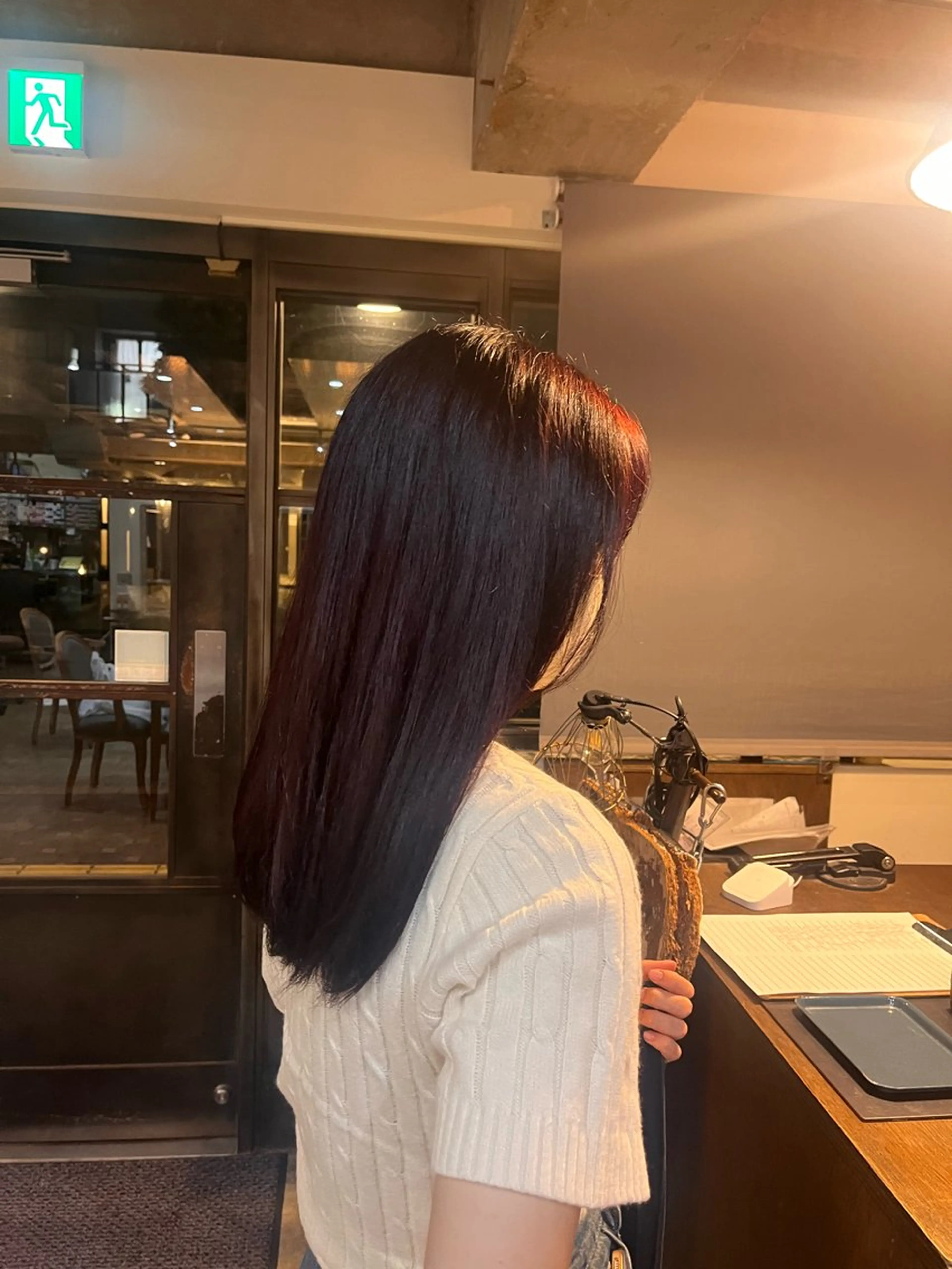 カラー 松原 樹里のヘアスタイル