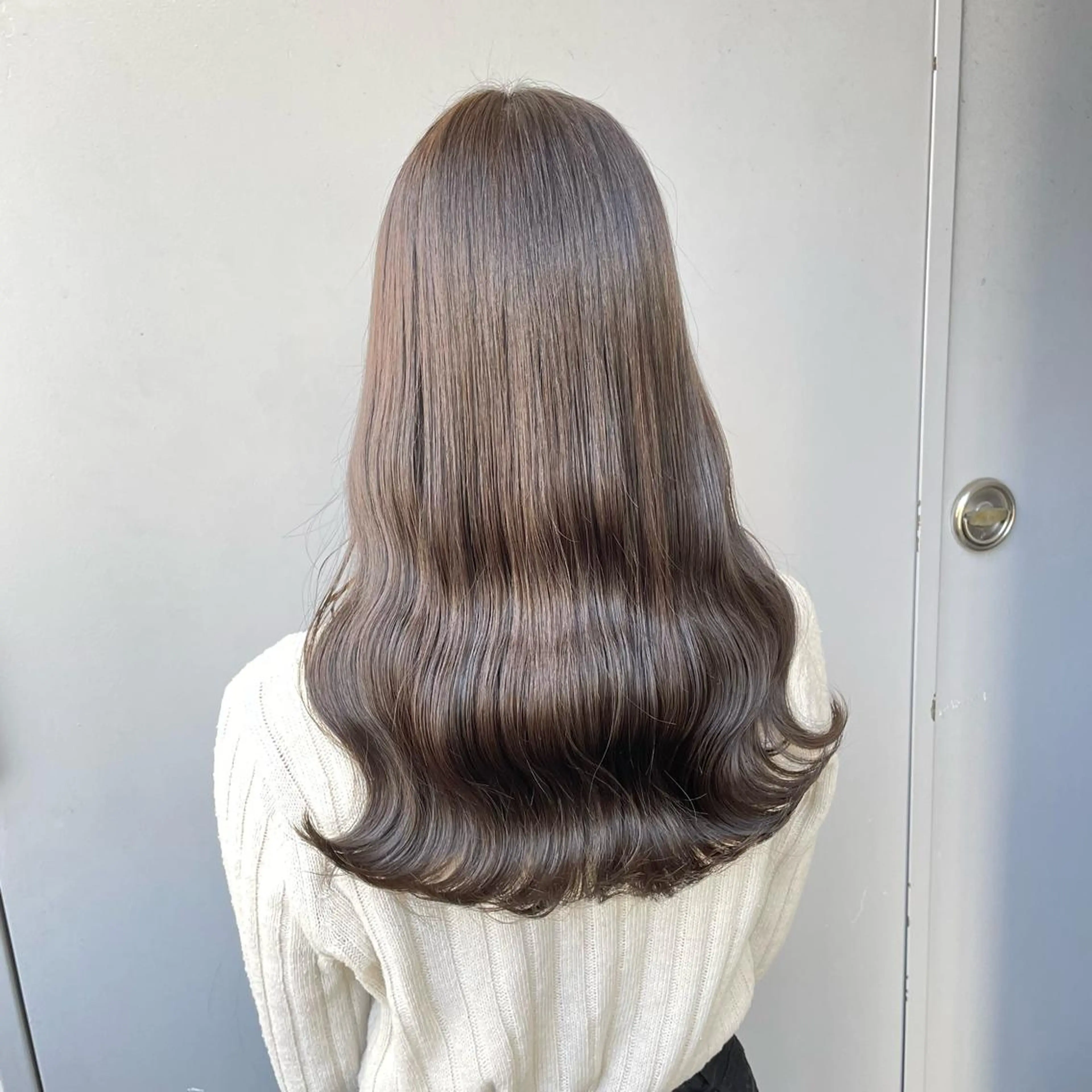 ロング カラー ヘアカラー トリートメント ヘアセット I'S.横浜所属・赤み消しカラー 🍀JUNKIのヘアスタイル