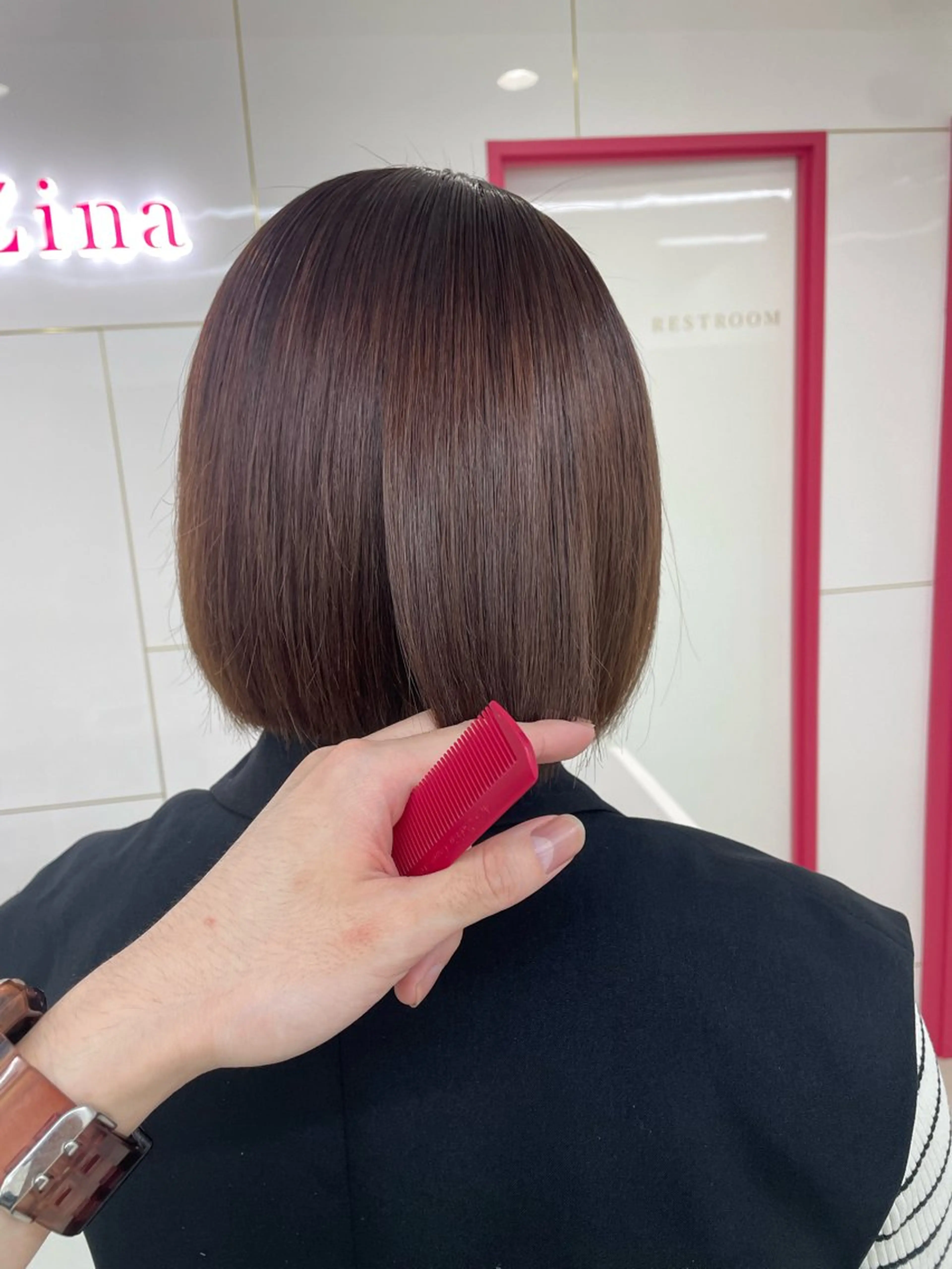 ショート カラー カット ヘアカラー トリートメント 冨木 雄斗のヘアスタイル