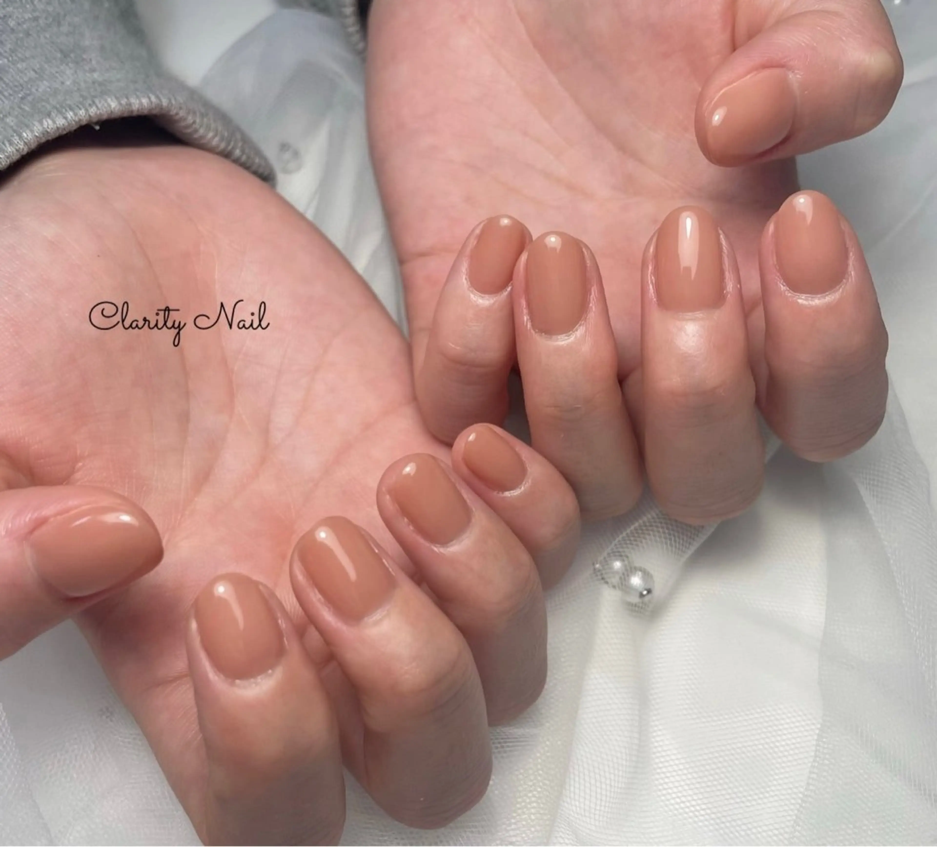 ネイル ワンカラーネイル ハンドネイル Clarity Nailのネイルデザイン