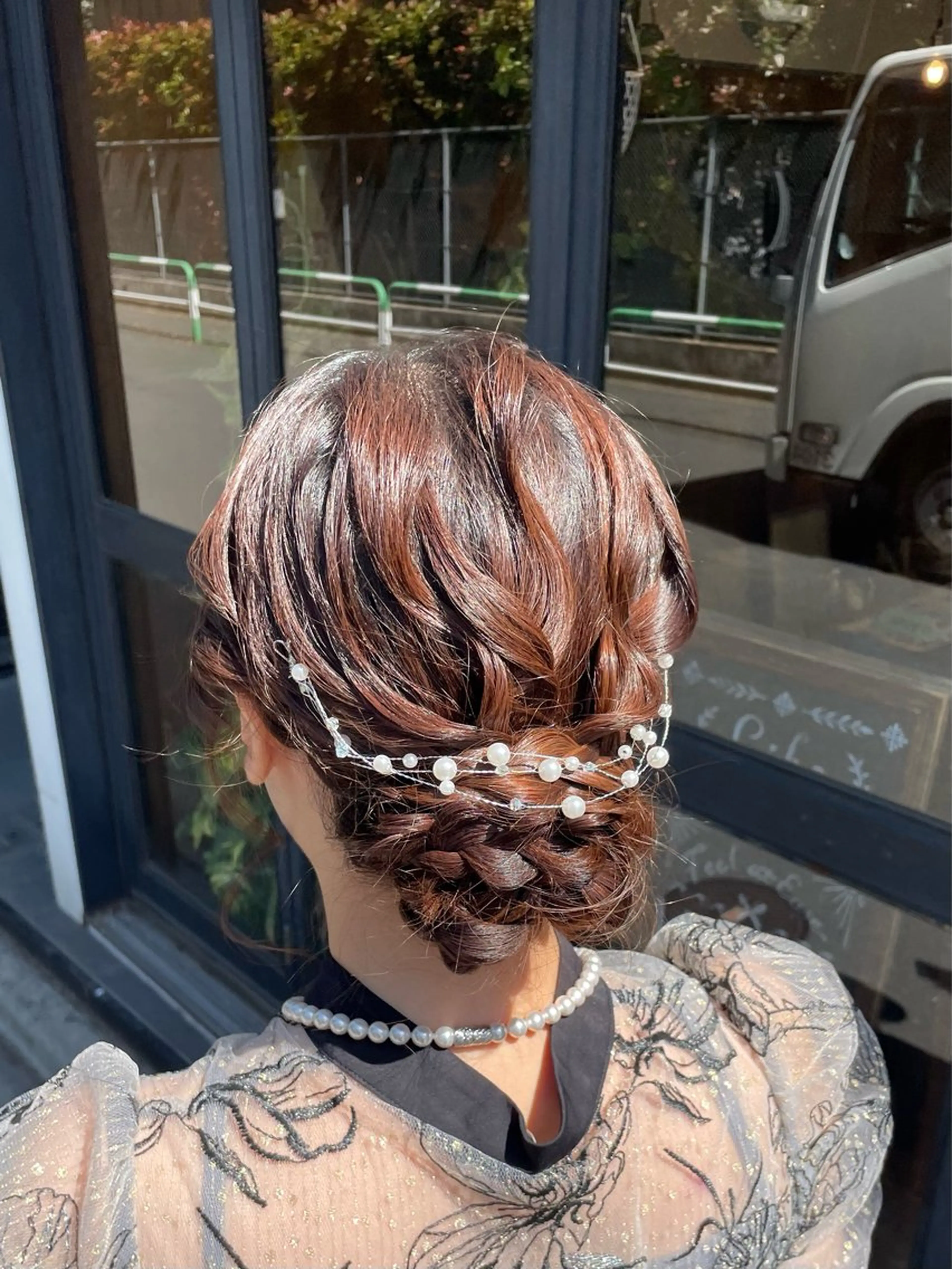 セミロング ヘアアレンジ ヘアセット 🫧 MAKI🫧のヘアスタイル