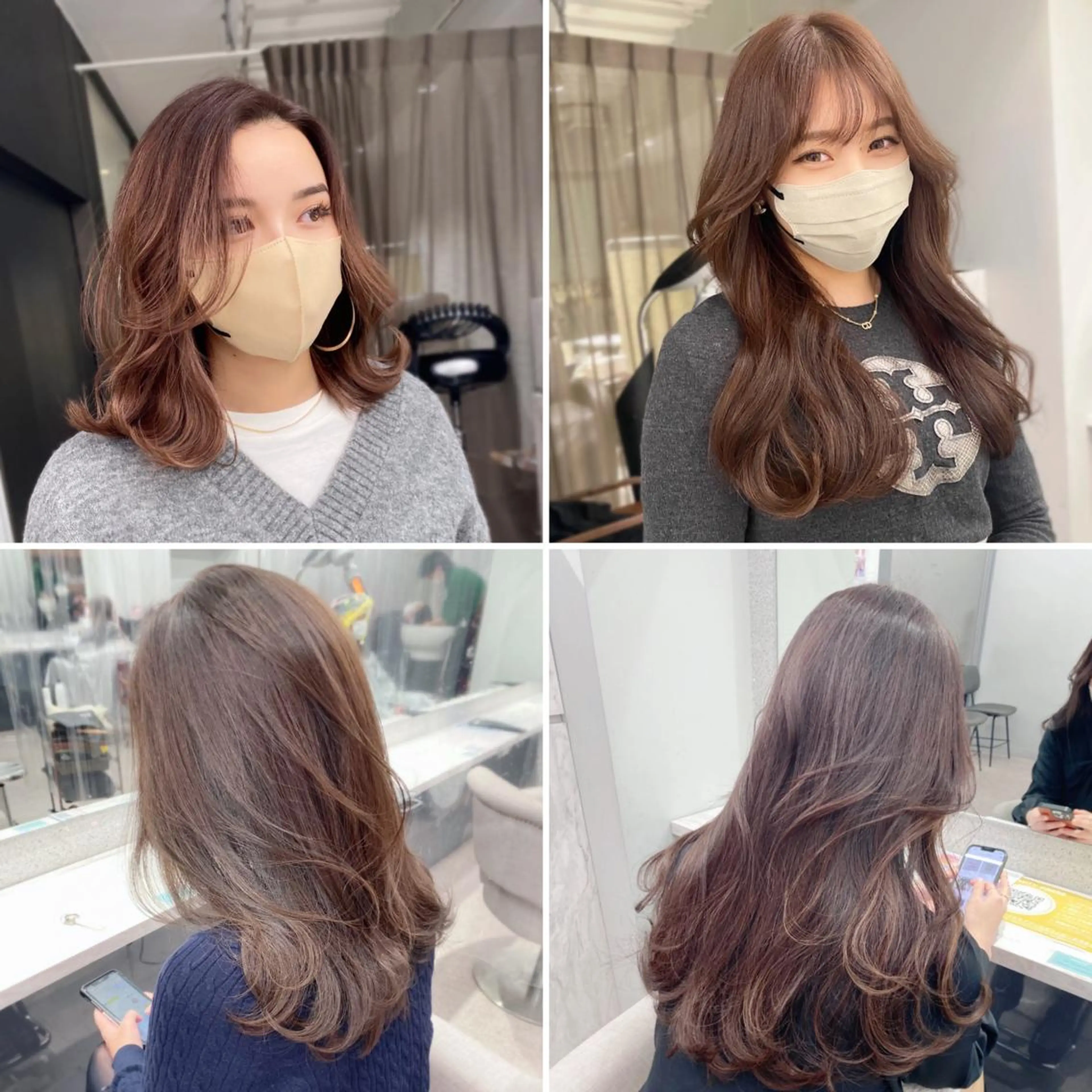 ロング 京都レイヤーカット/ 縮毛矯正/羽柴りくのマツエク・マツパデザイン