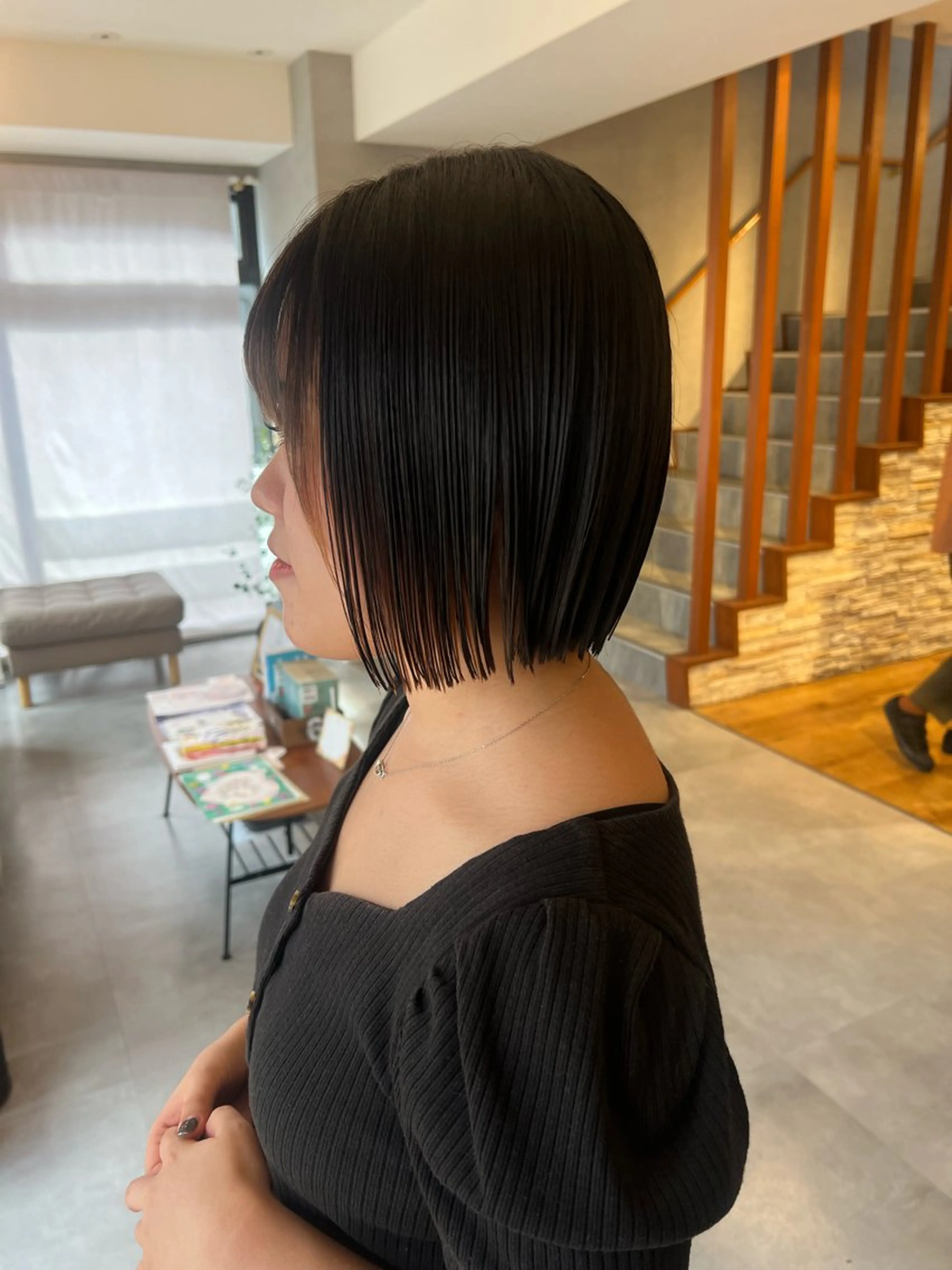 ショート ボブ men's salon NOA solte.所属・本間 さつきのヘアスタイル