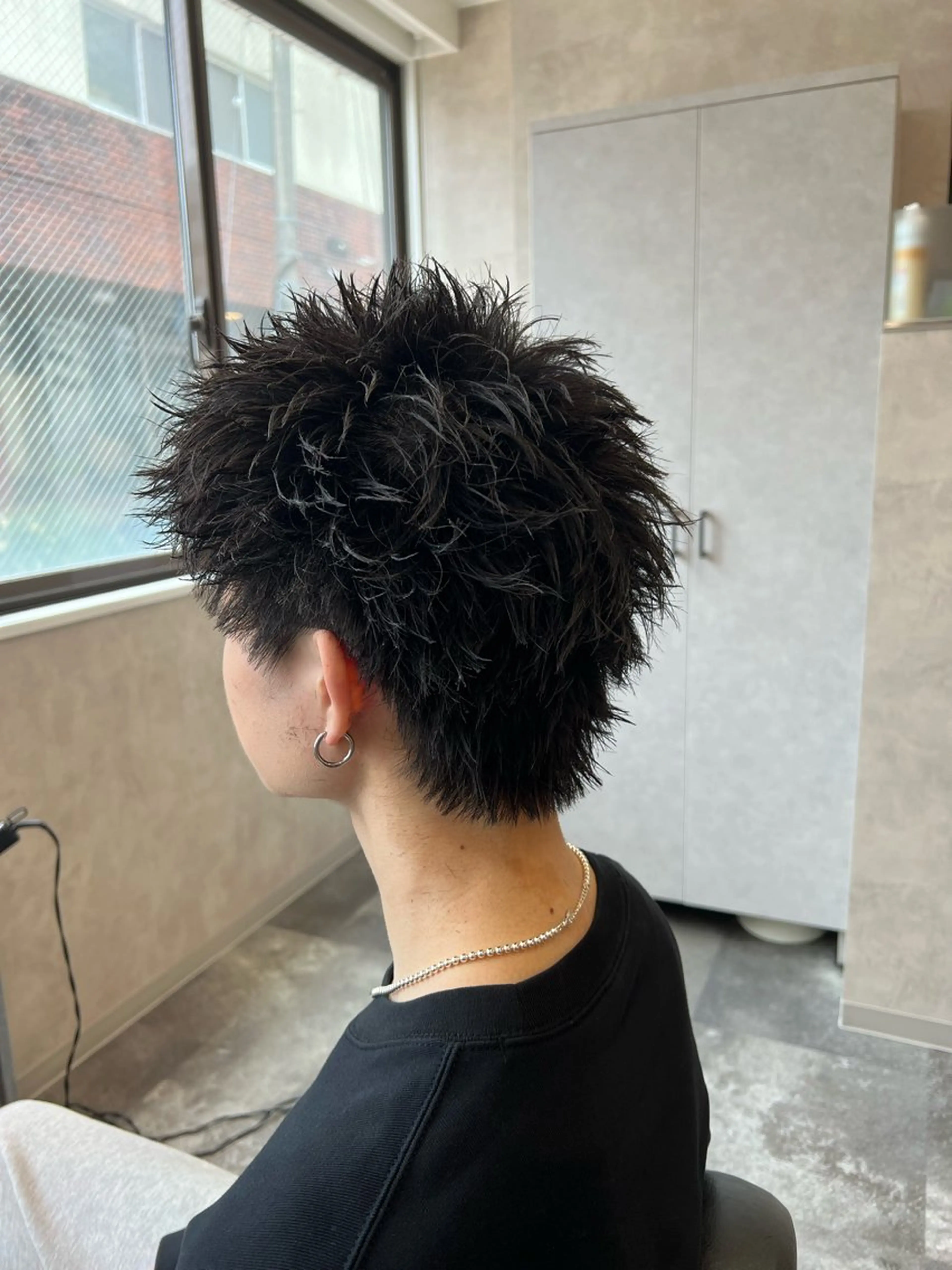 ショート パーマ ヘアアレンジ メンズ メンズパーマ スパイキーショート ショートヘア カット パーマ メンズ特化/カラー/ パーマ/ケイシンのヘアスタイル