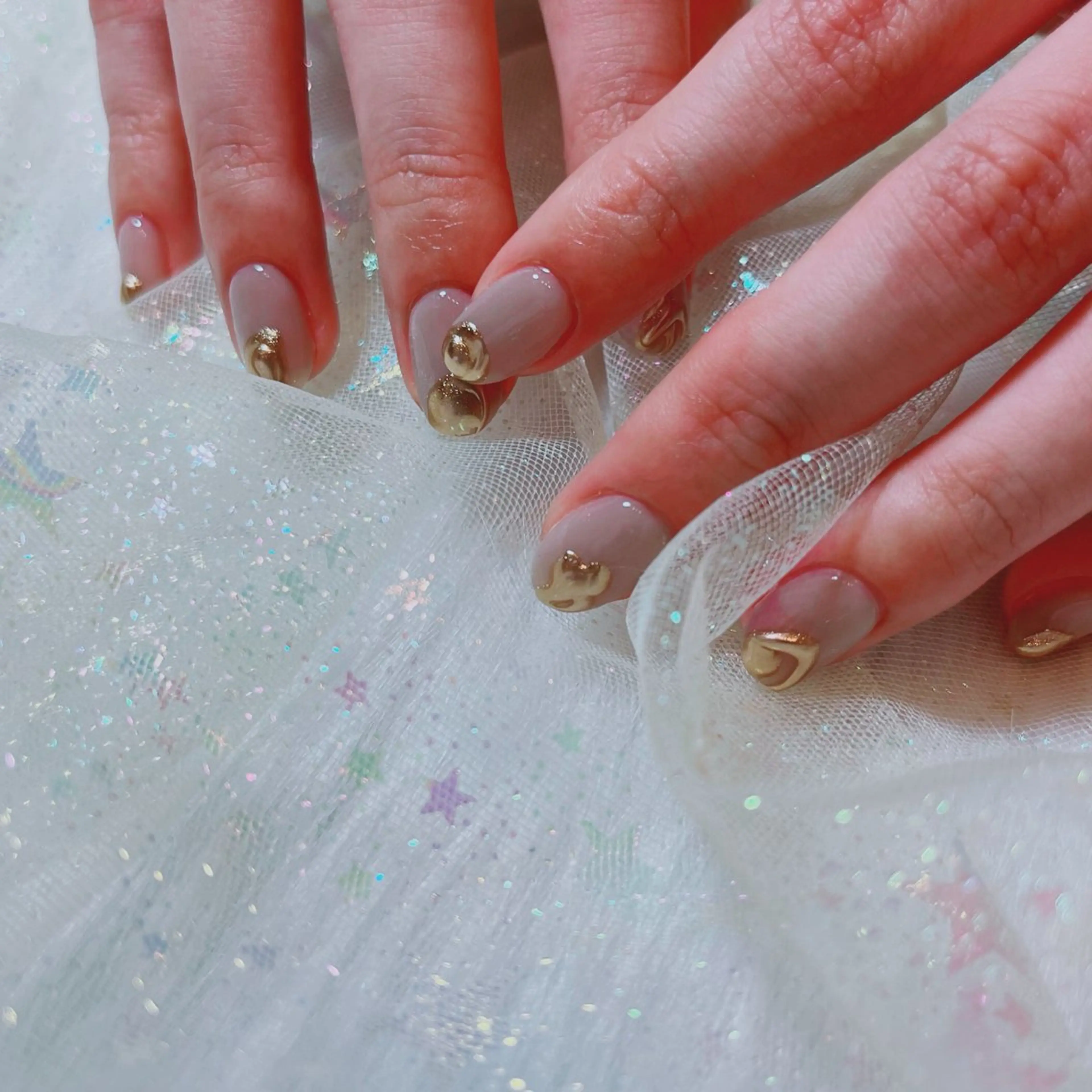 ネイル マグネットネイル ミラーネイル ハンドネイル ruirui.naildesign所属・RUI ☆のネイルデザイン