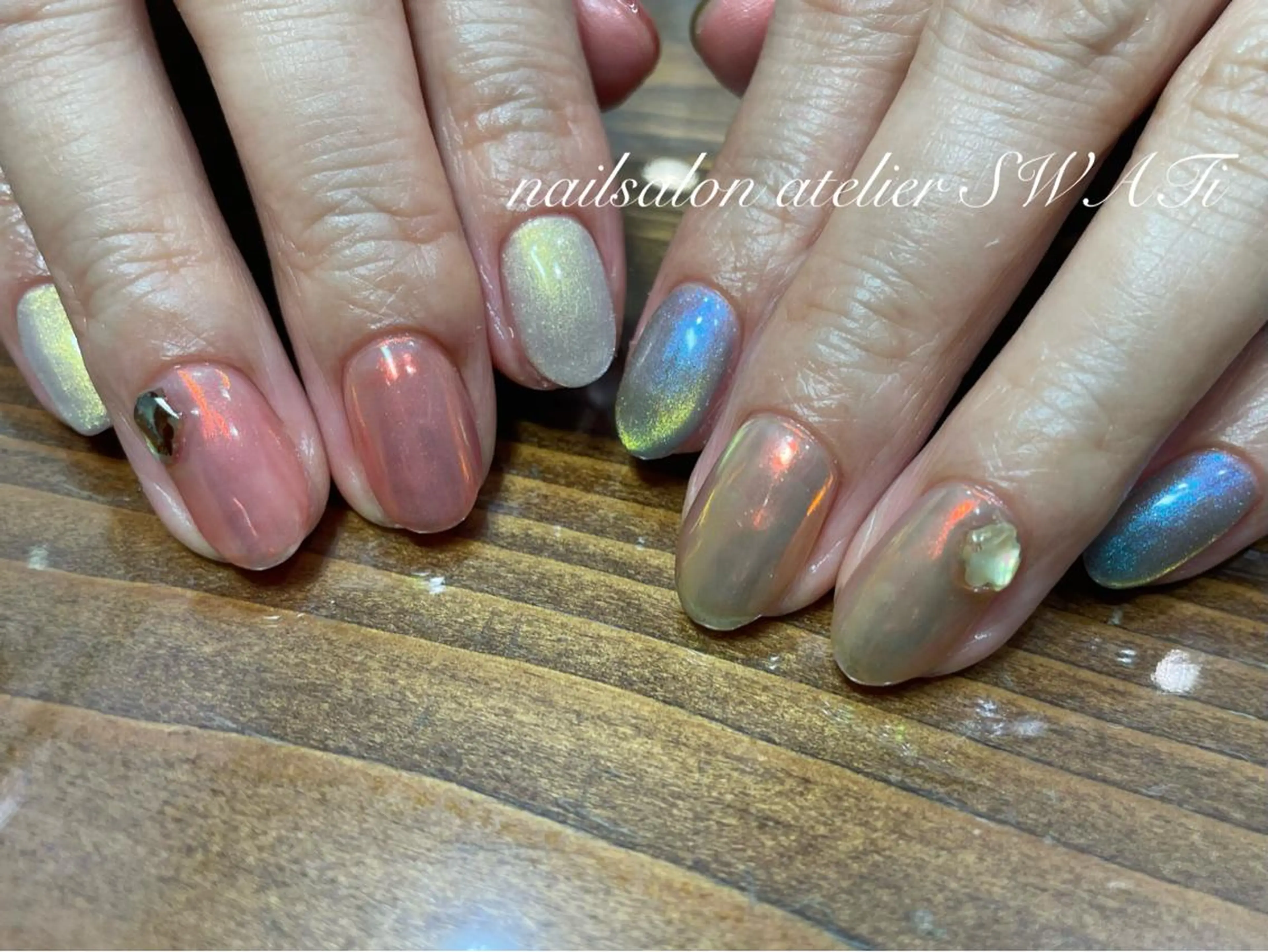 ネイル ヘアーサロン大野所属・nailsalon SWATiのネイルデザイン
