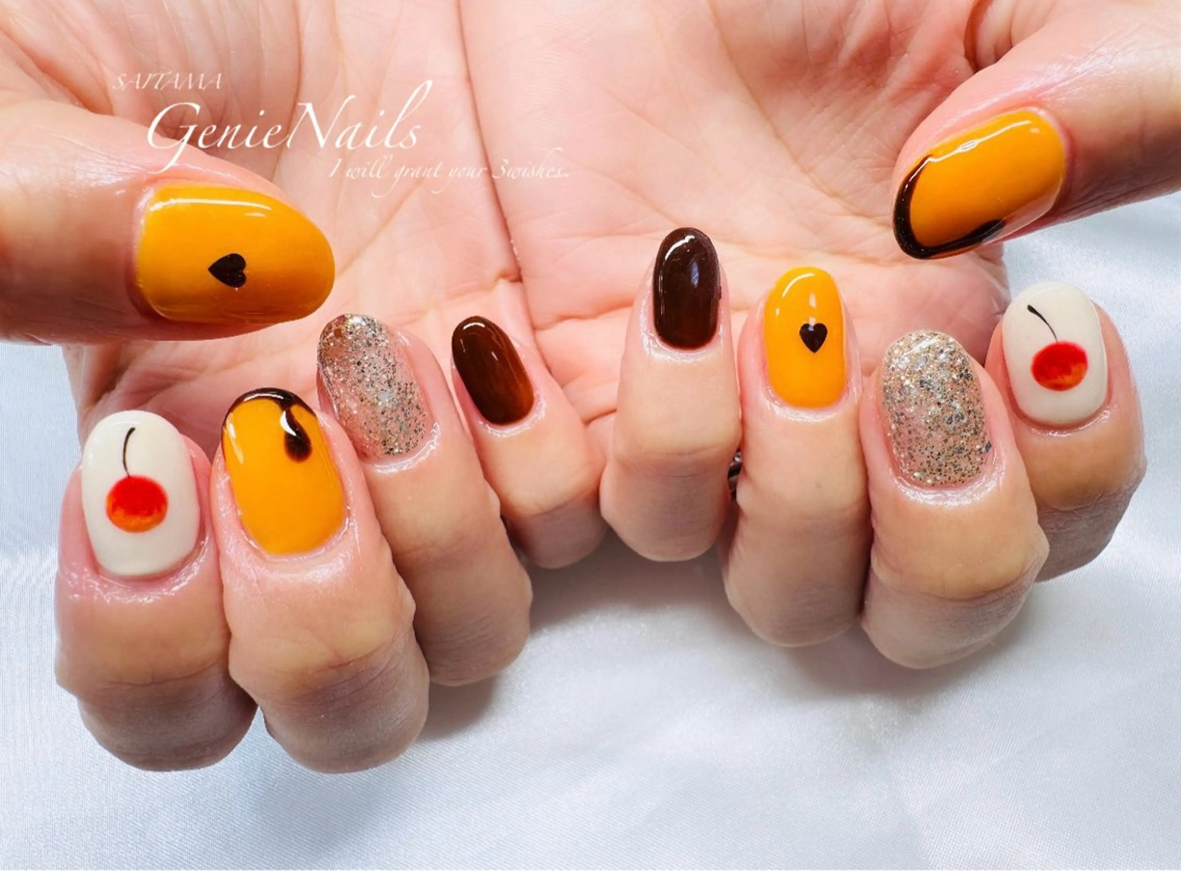 メンズ ネイル アートネイル フットネイル 持ち込み Genie Nailsのネイルデザイン