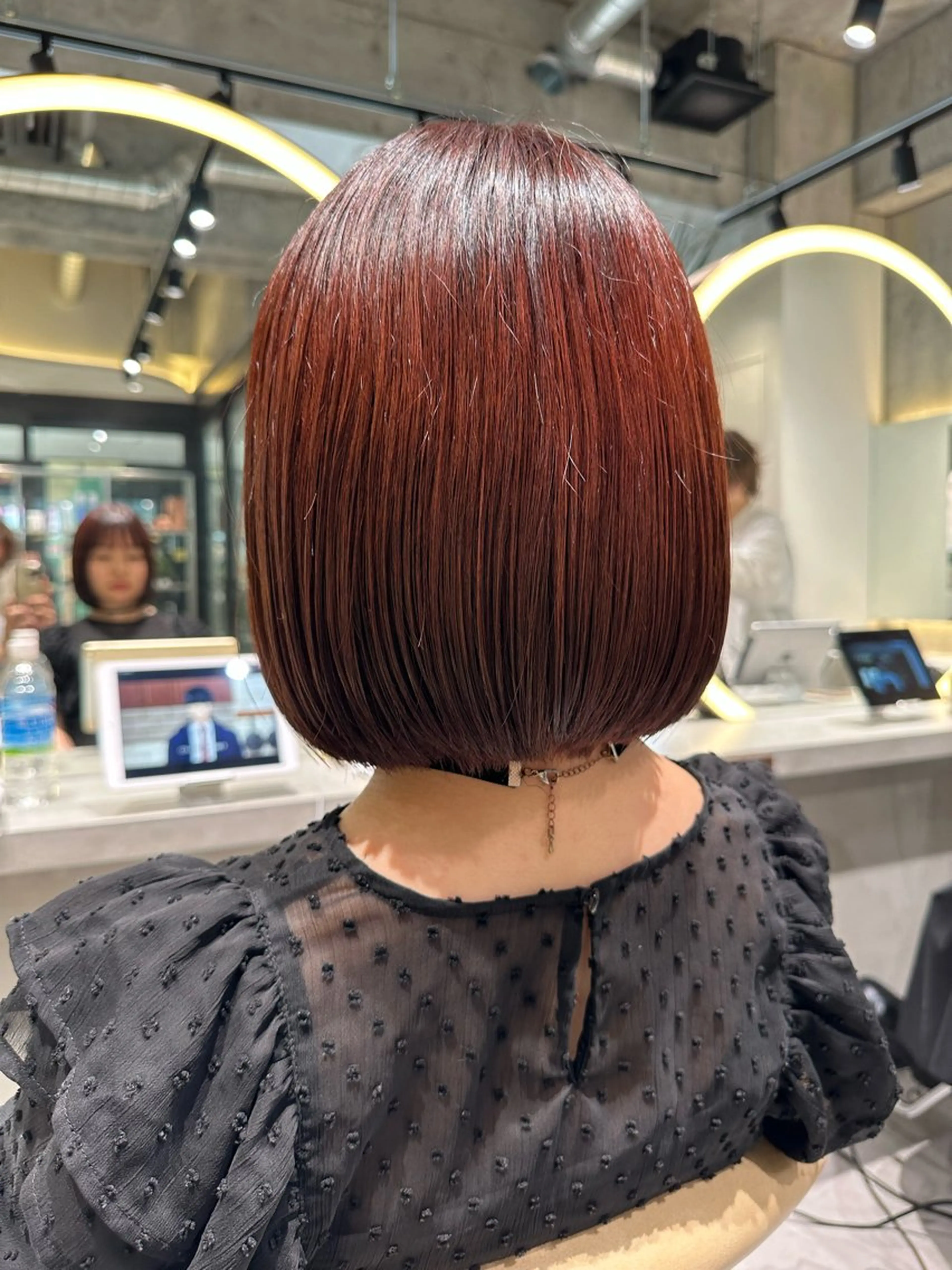 ミディアム カット 縮毛矯正 トリートメント ✨髪質改善特化✨副 店長椎葉信乃介のヘアスタイル