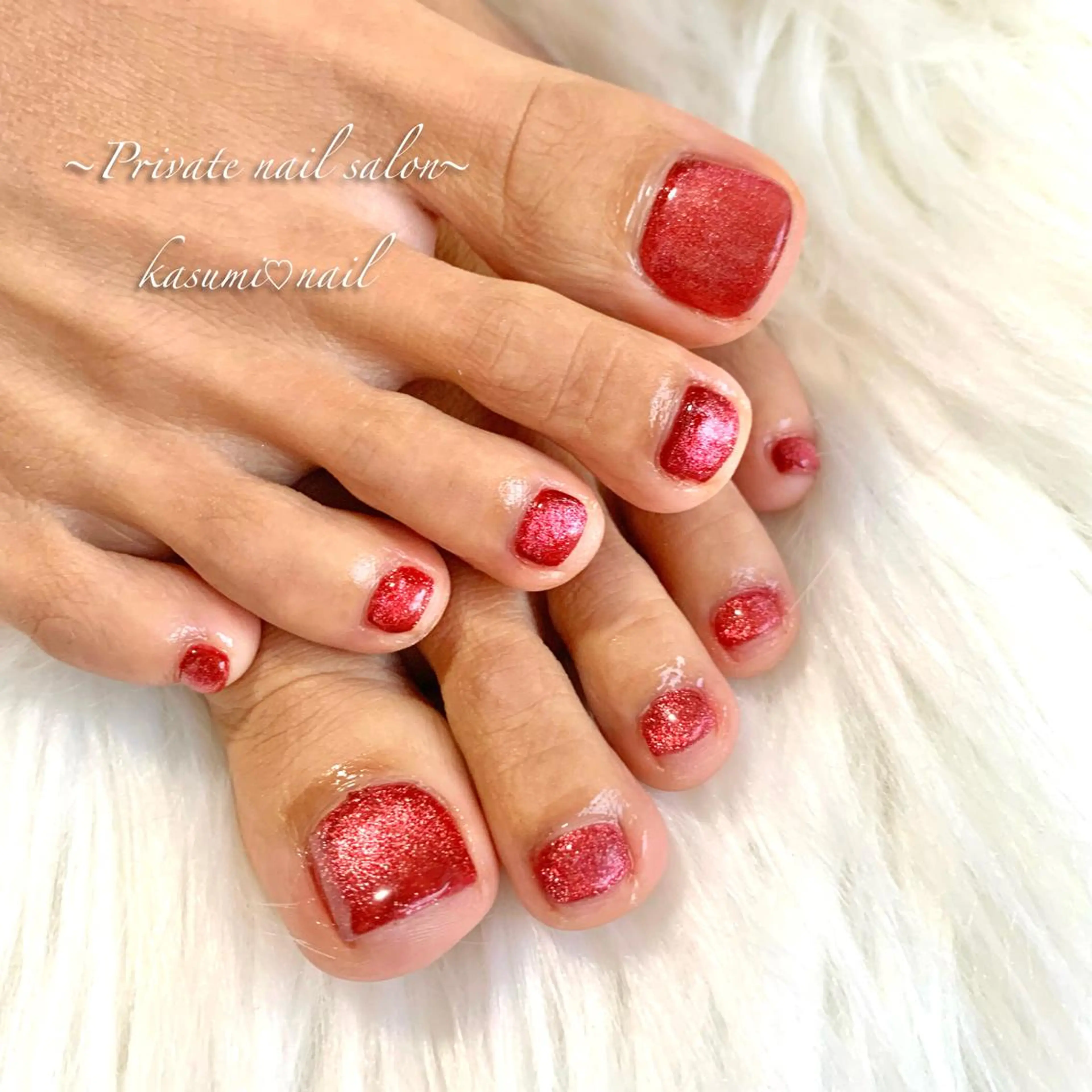 ネイル アートネイル ラメ(グリッター) マグネットネイル ミラーネイル 持ち込み KASUMI♡ Nailのネイルデザイン