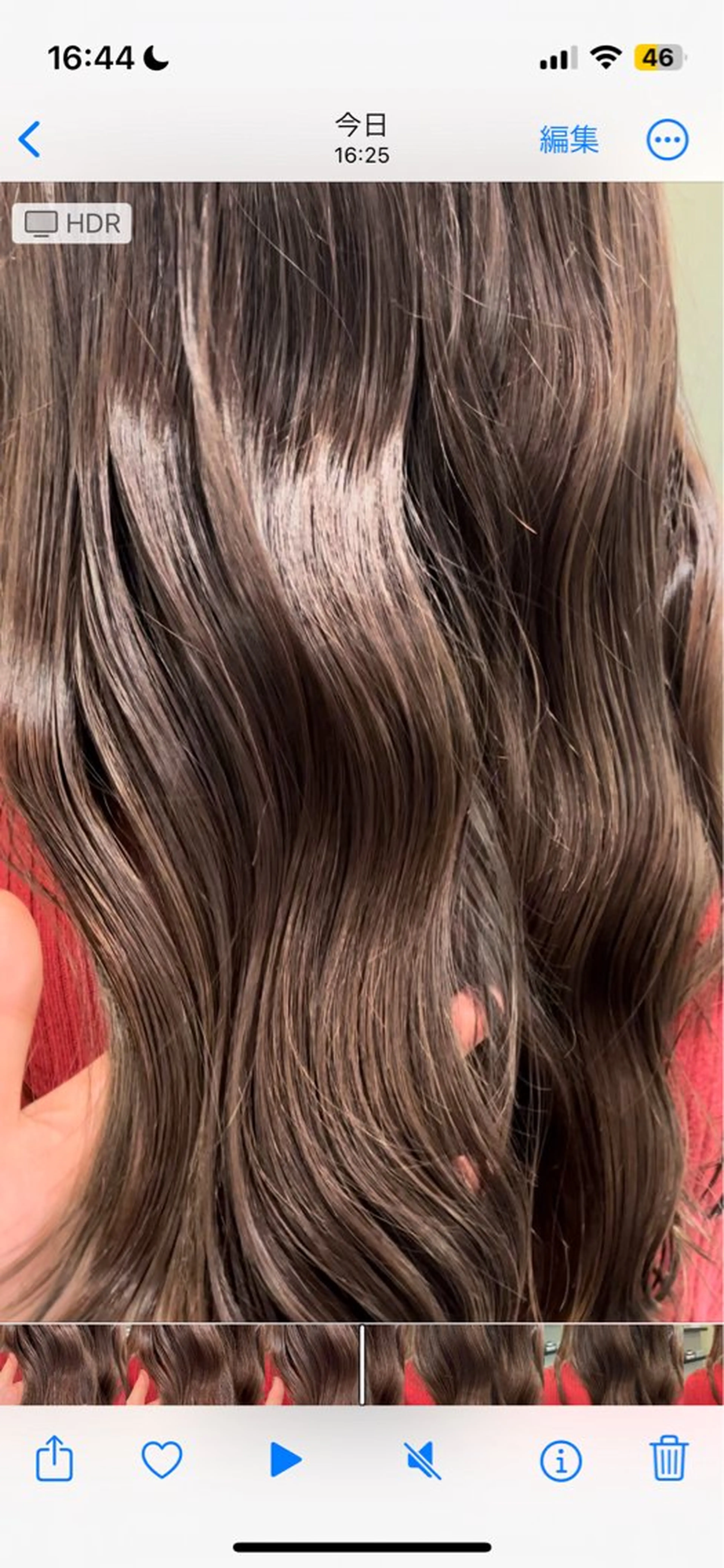 ロング カラー ブリーチ ブラウンカラー ブリーチなしカラー ブリーチなし ダブルカラー/ゆなのヘアスタイル