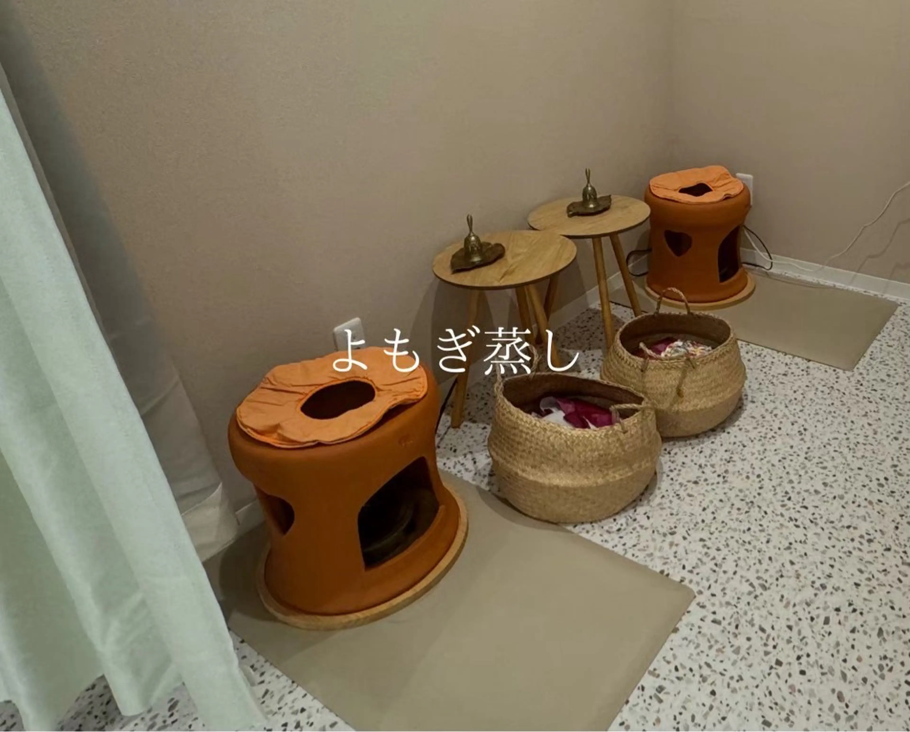 【黄土よもぎ蒸し60分】　　婦人/ダイエット/美容の3種類からお悩みに合わせてセレクトの写真