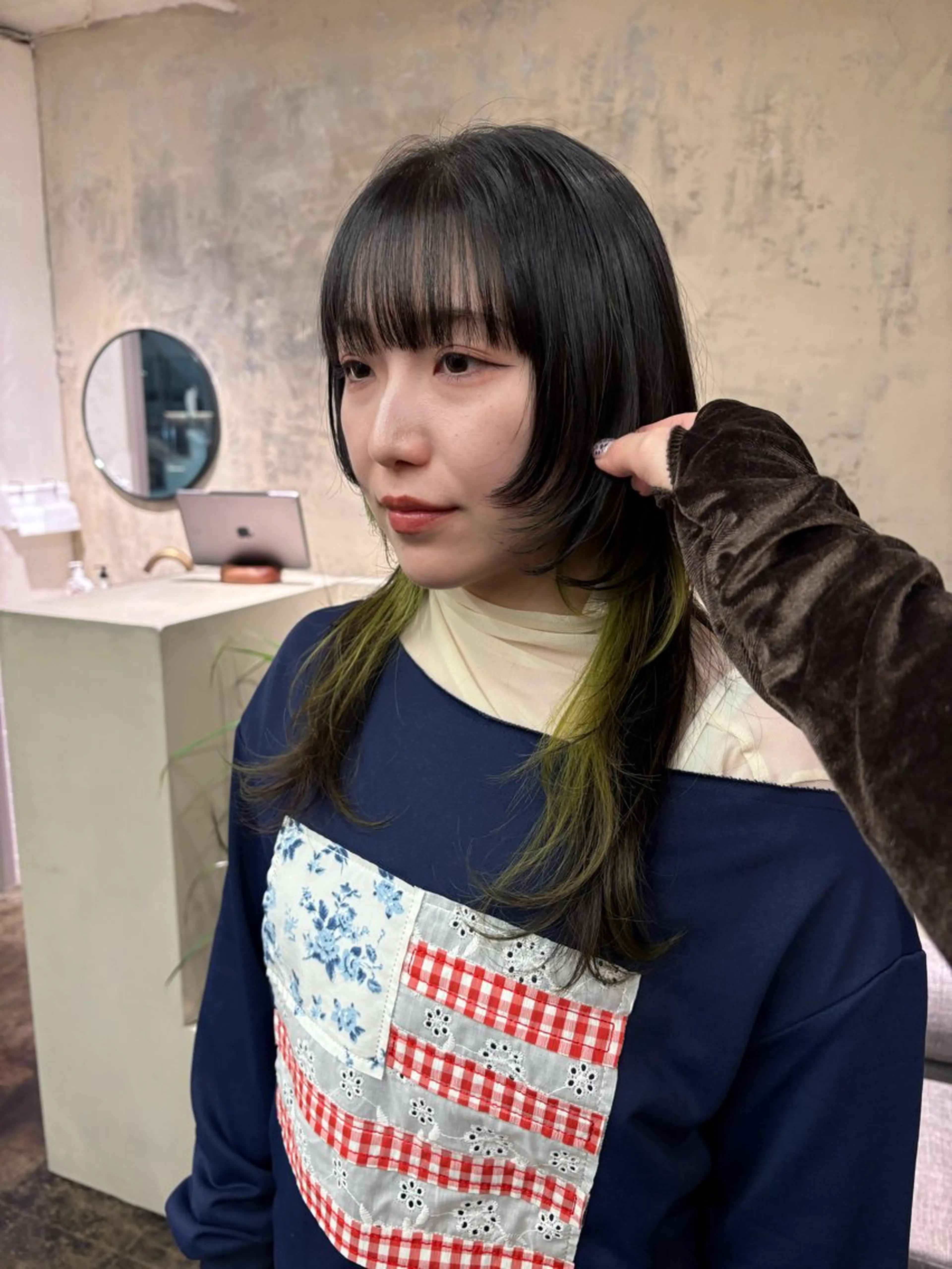 セミロング カラー ヘアカラー ヘアセット/レイヤー ボブ🌛karinのヘアスタイル