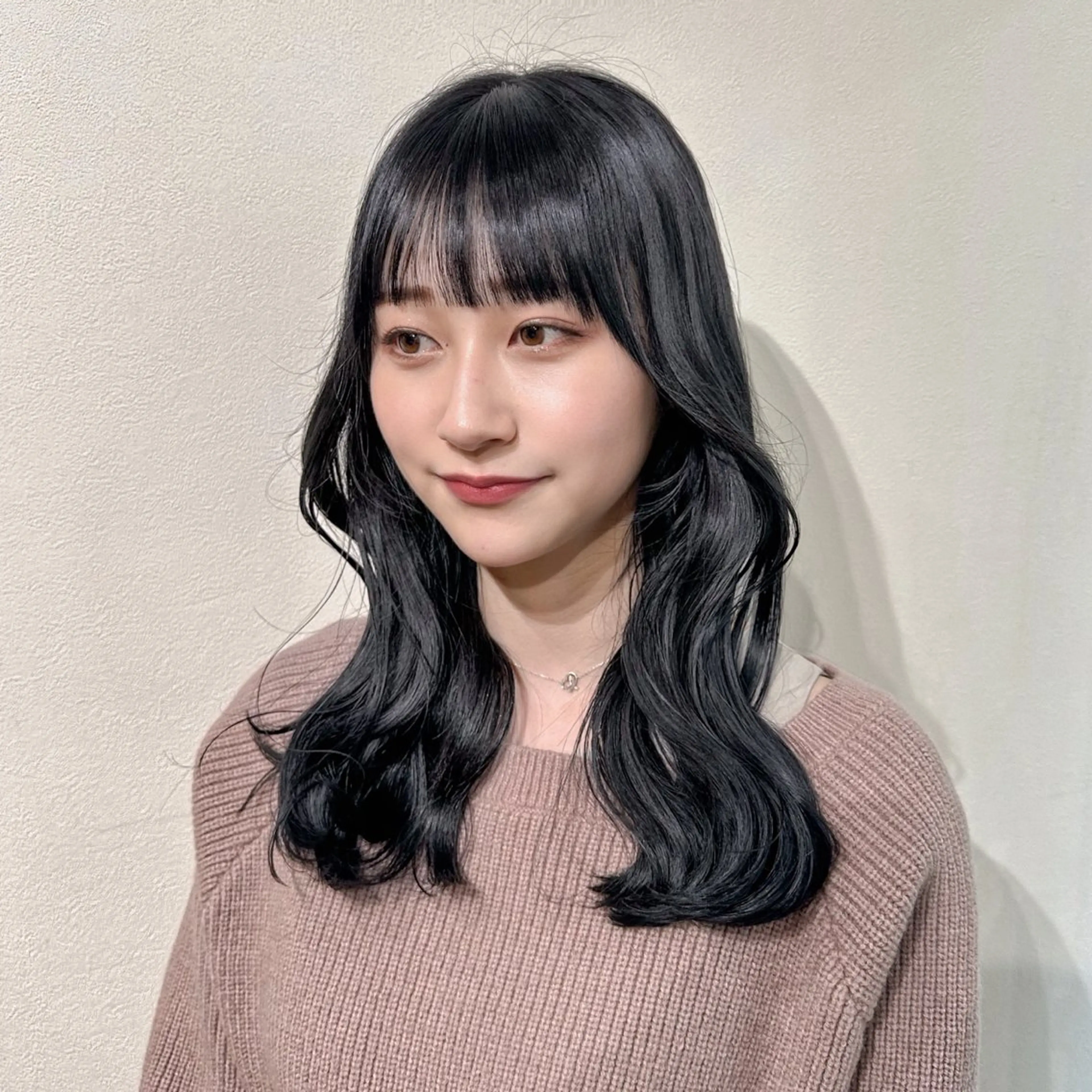 セミロング カラー ヘアカラー メンズ特化🏹カット パーマ/チヒロ🤍のヘアスタイル