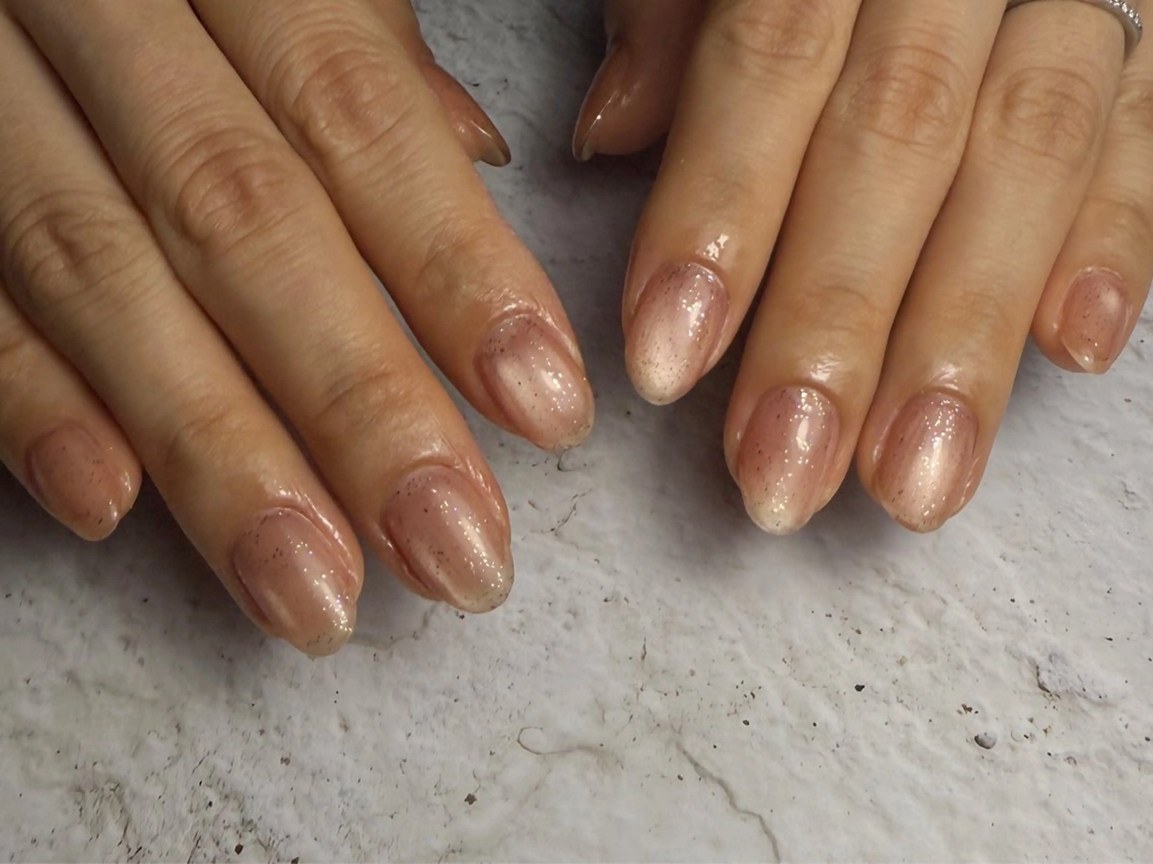 ネイル ラメ(グリッター) ハンドネイル M. nailのネイルデザイン