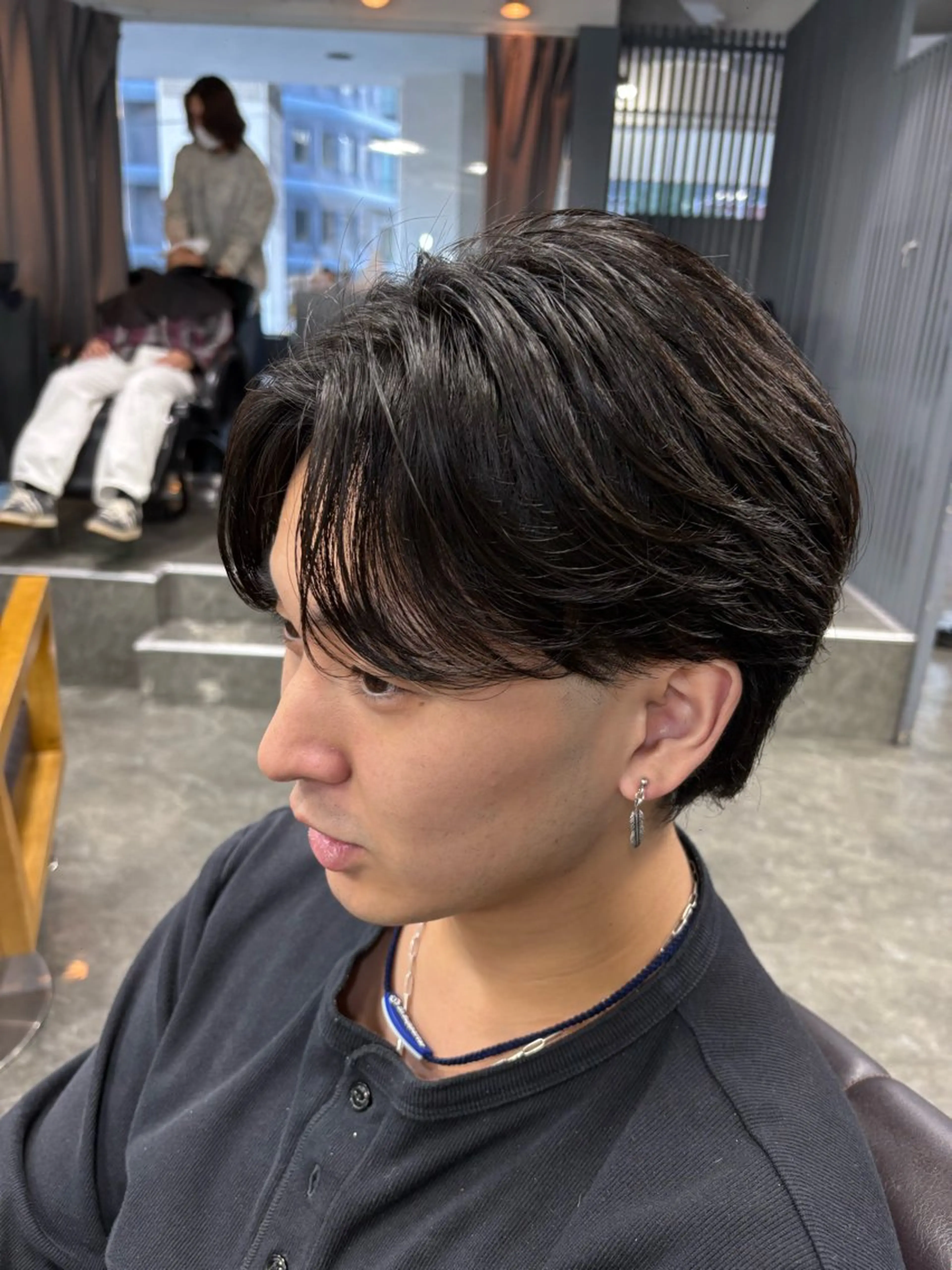 パーマ メンズ カット パーマ 梅田/全パーマ特化/ ケアパーマ特化/秋本のヘアスタイル