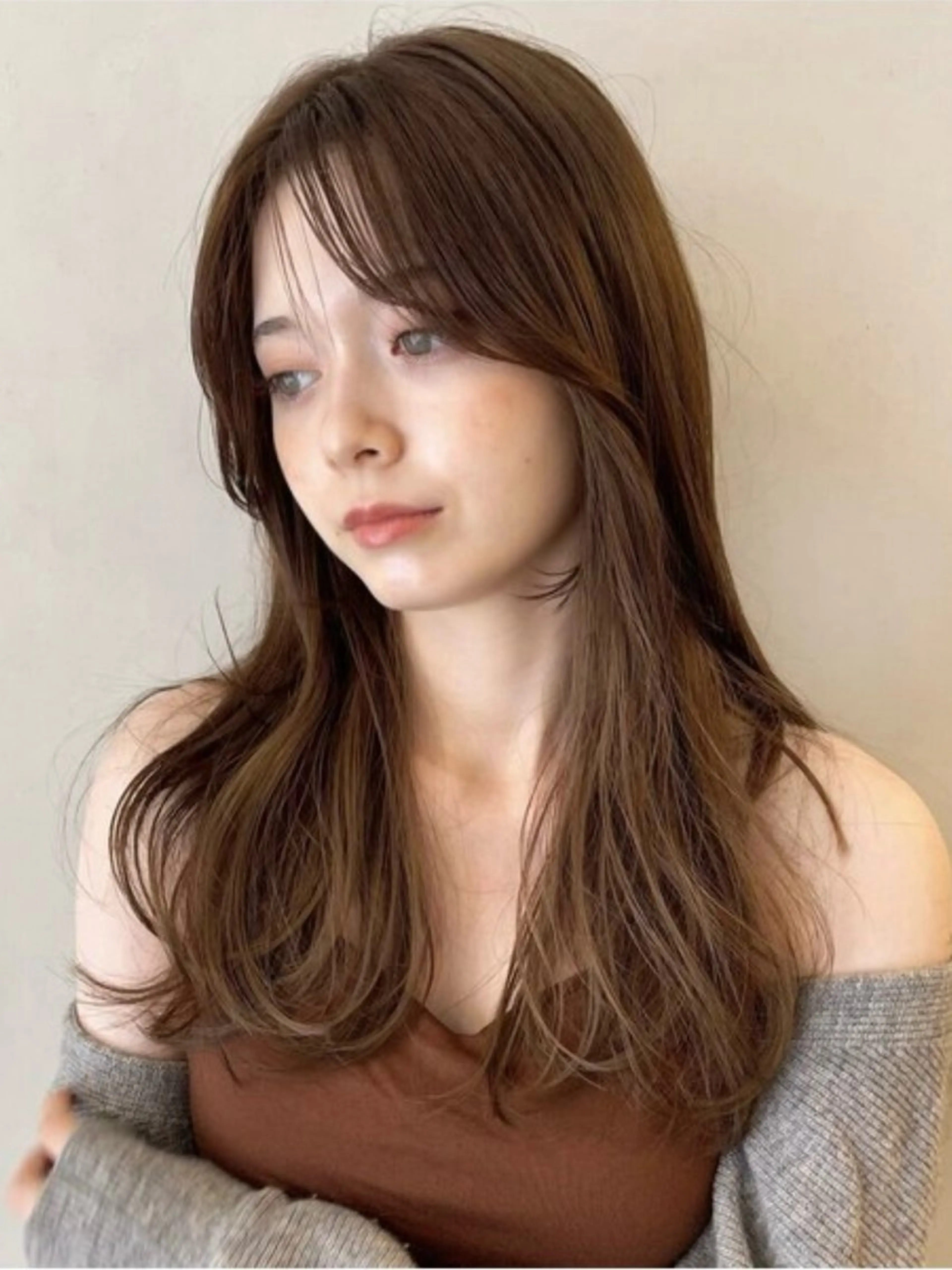 ロング カラー ブラウンカラー rise /メンズカットのヘアスタイル