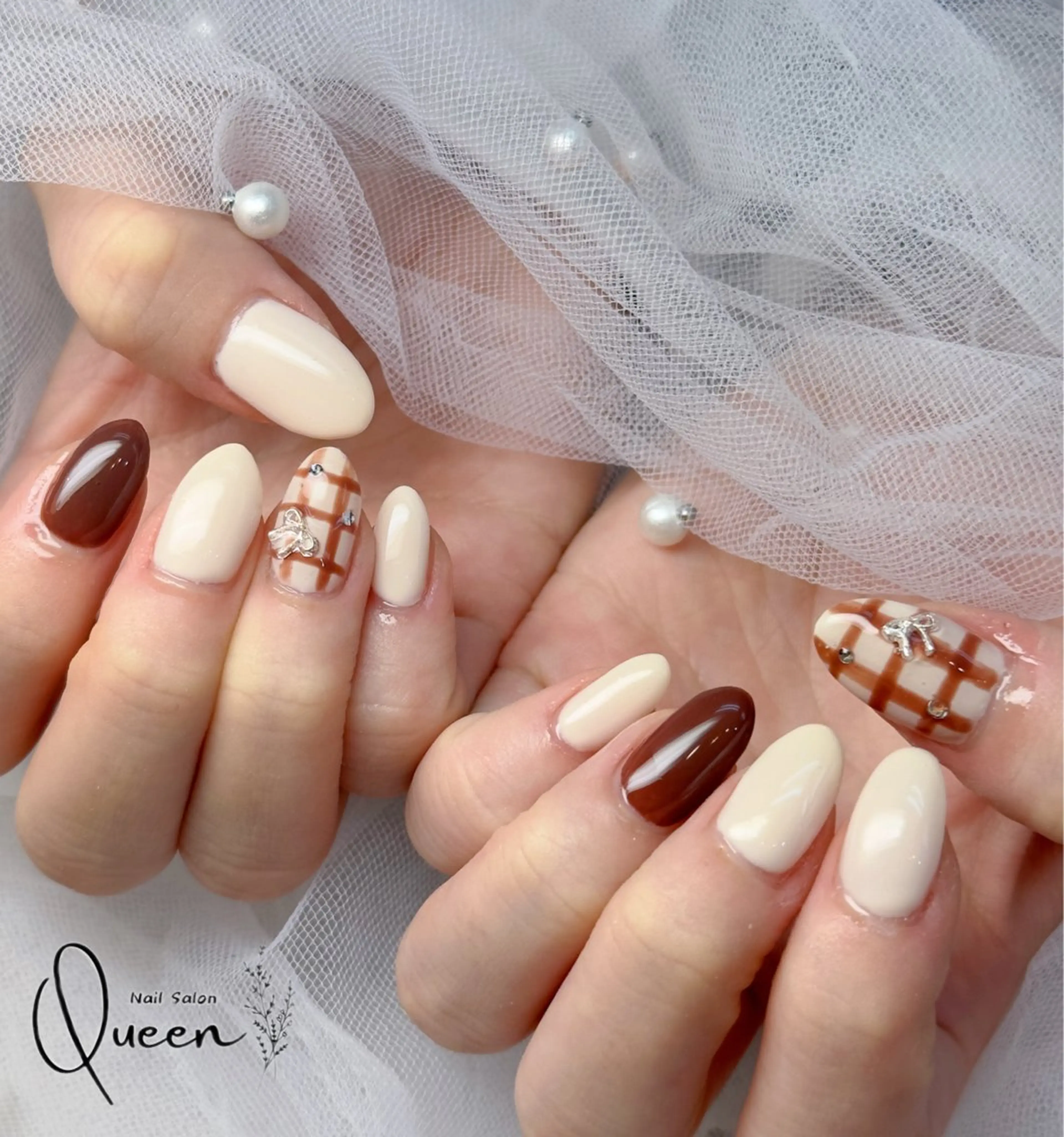 ネイル ハンドネイル Queennail 北堀江AYAのネイルデザイン