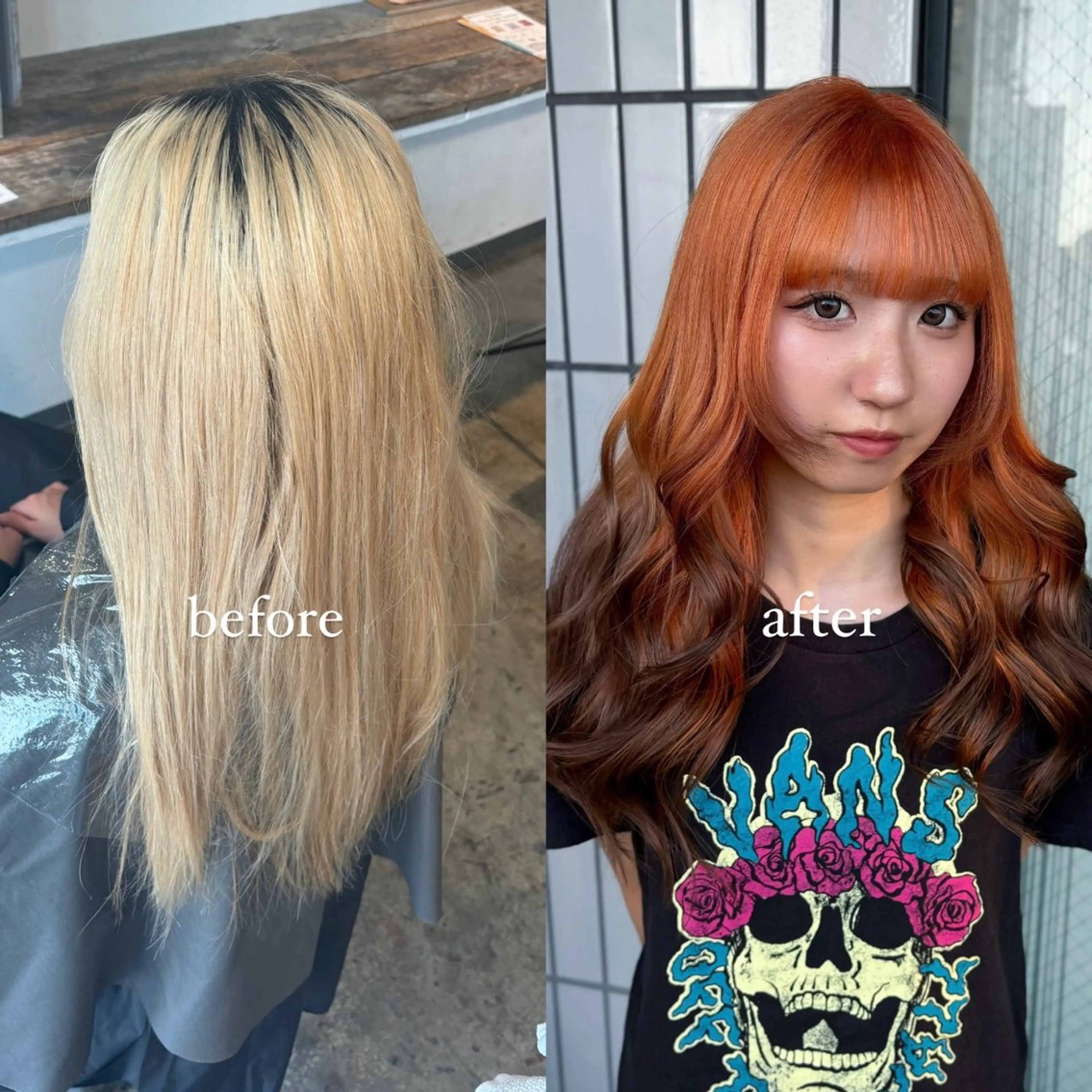 セミロング カラー ヘアカラー トリートメント 💫miyu💫デザ インカラー/アレンジのヘアスタイル