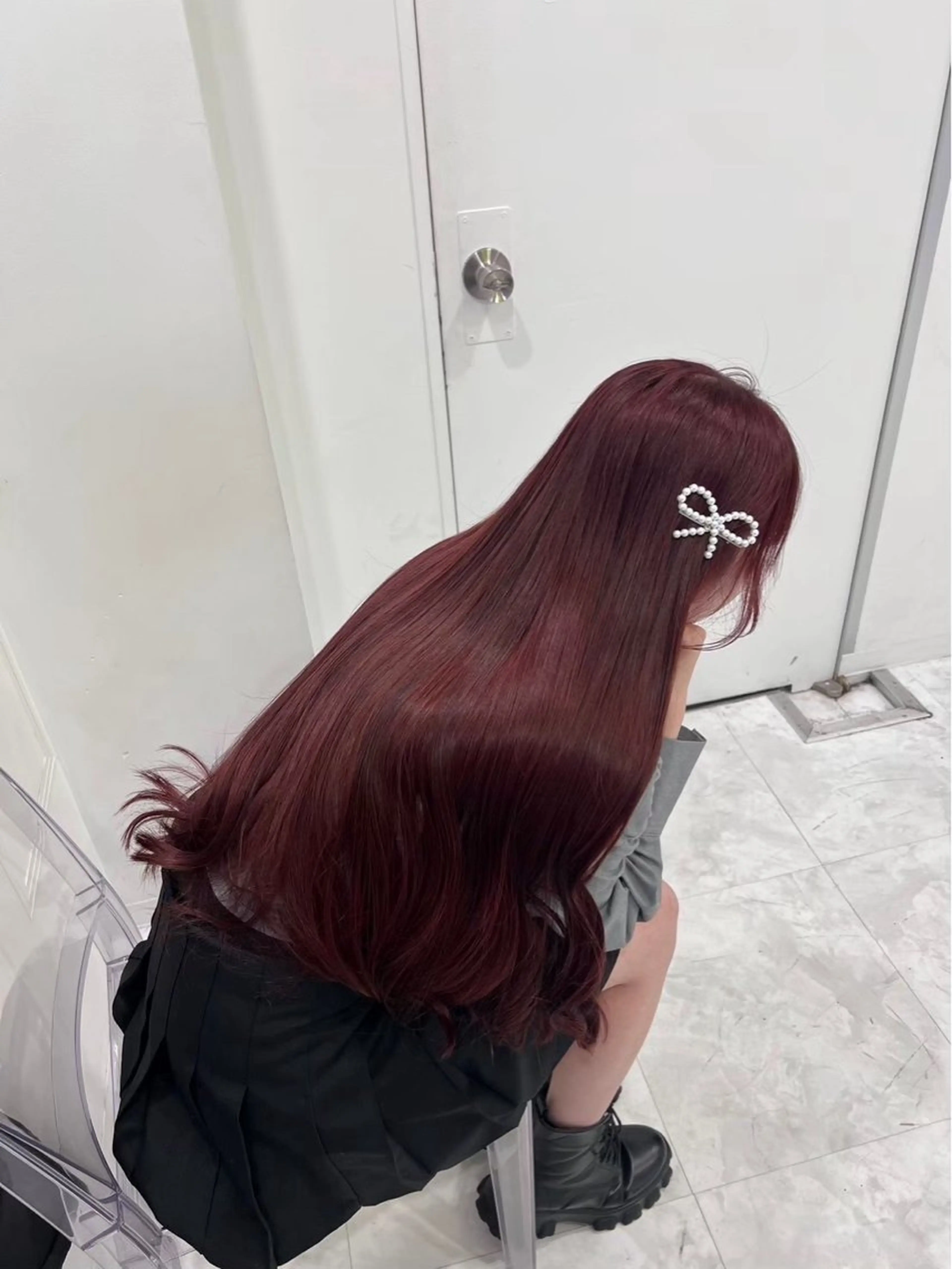 カラー akari🎀🤍 ガーリーstyleのヘアスタイル