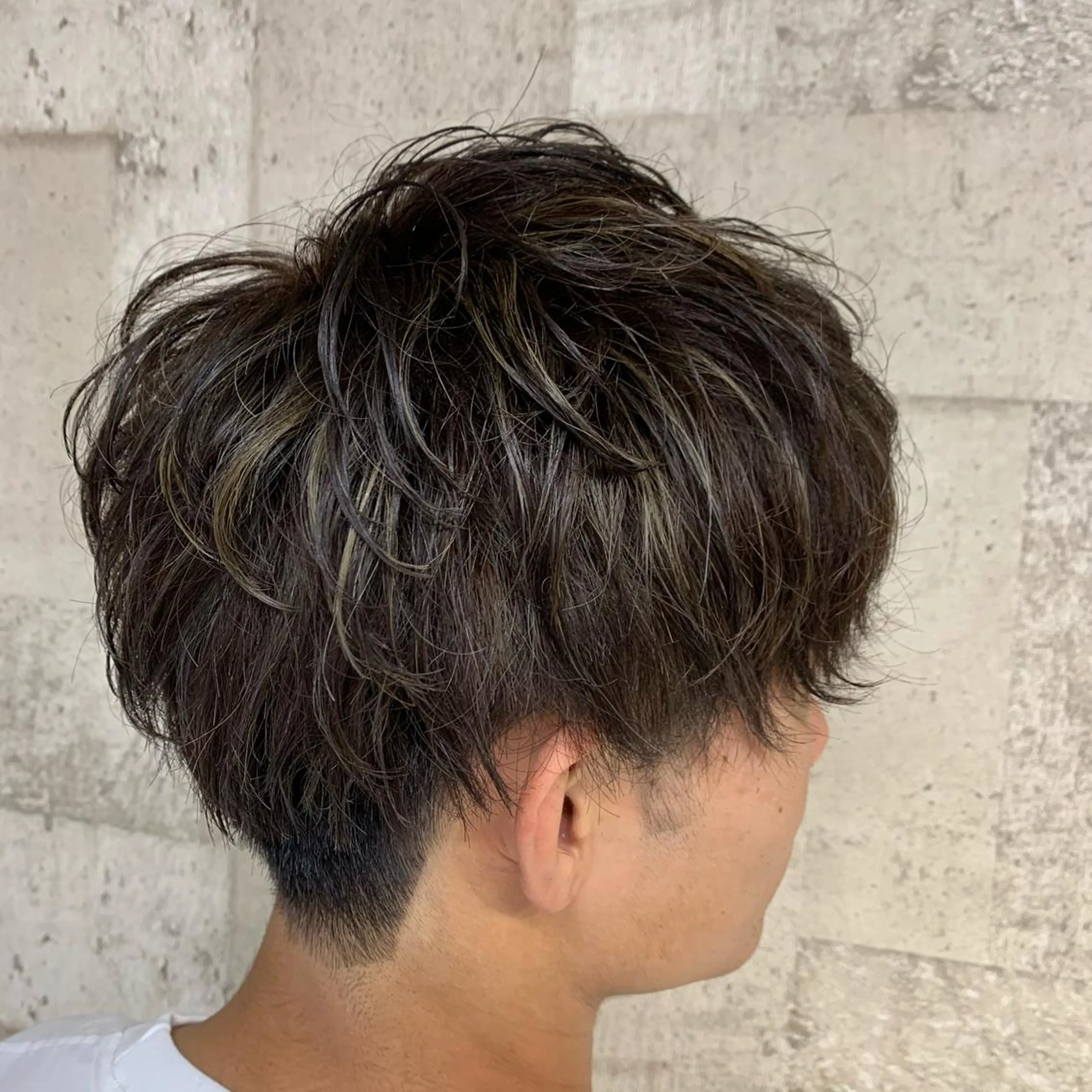 ショート カラー パーマ メンズ 🫧🎀ＫＡＮＡ🎀 🫧のヘアスタイル