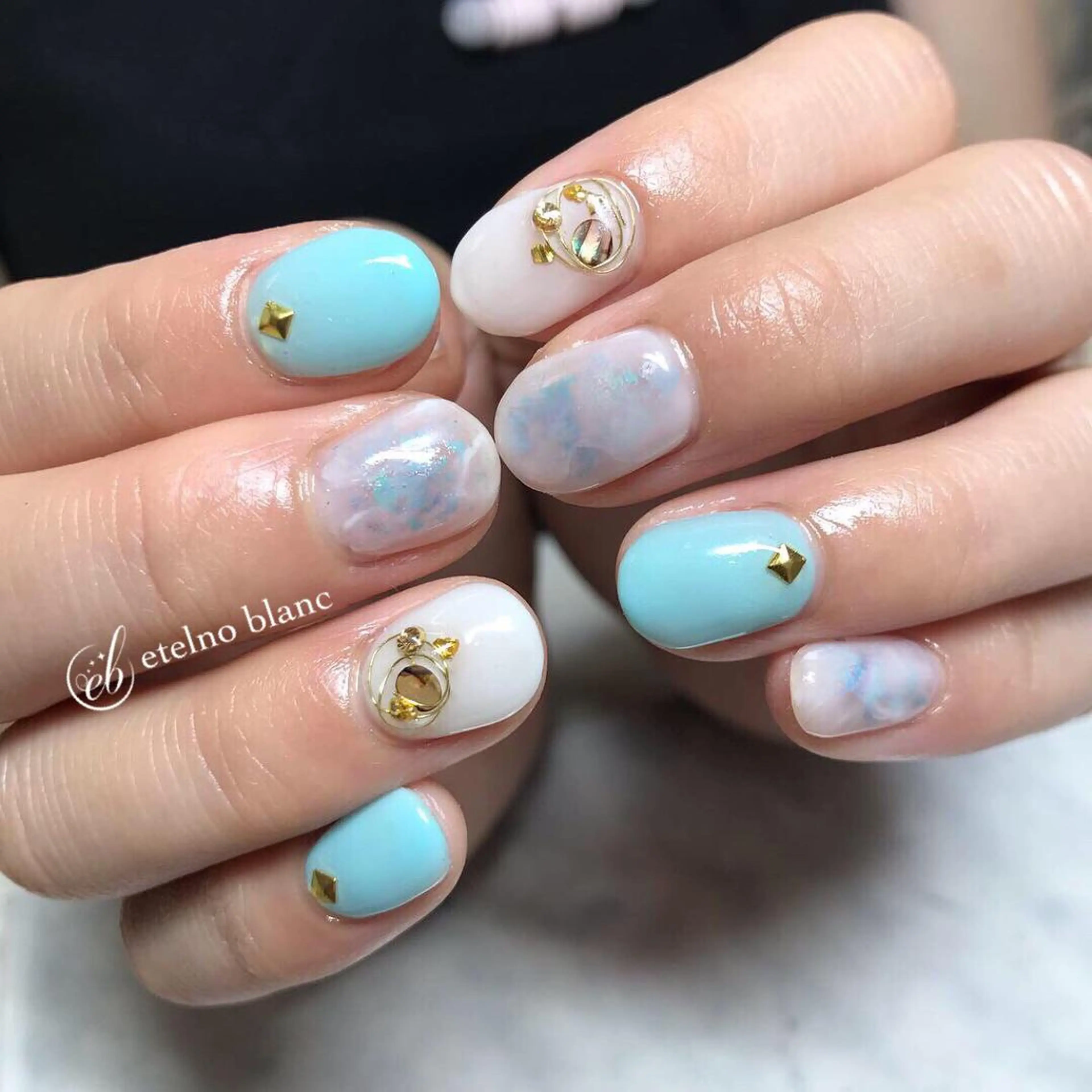 ネイル etelno blanc中目黒のネイルデザイン