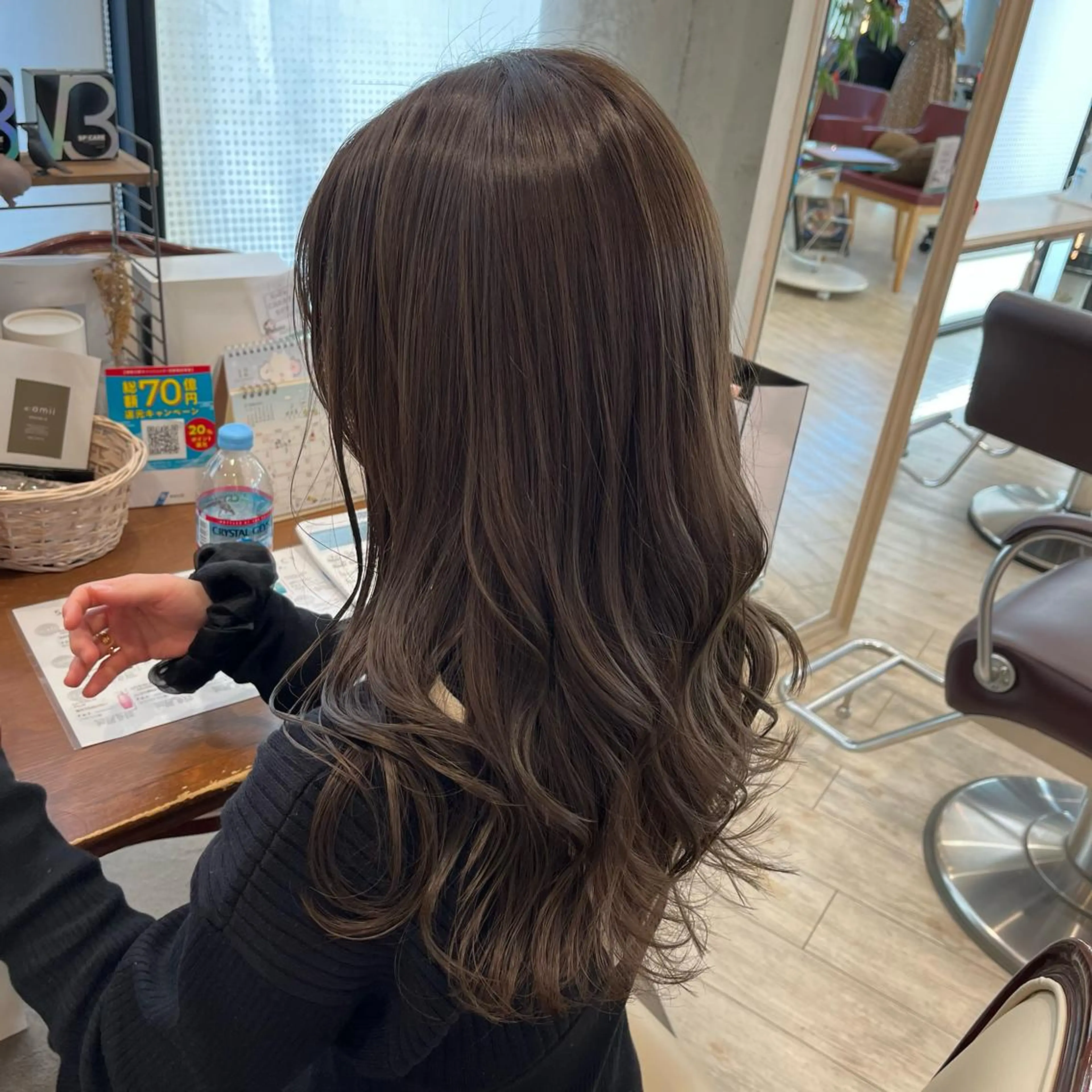 ロング カラー カット ヘアカラー トリートメント サソウ ユリエ🥥のヘアスタイル