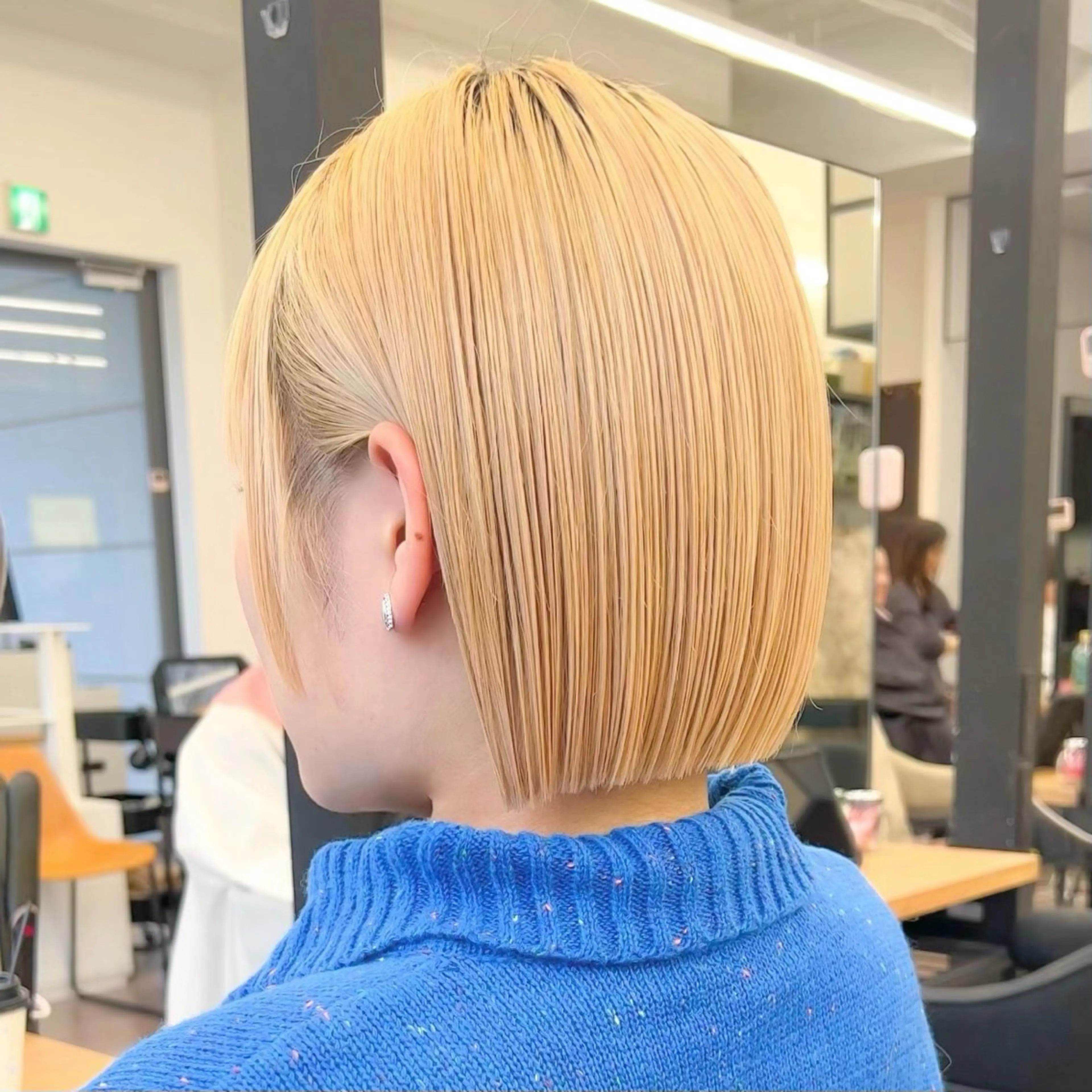 ショート カラー カット ヘアカラー トリートメント 🎀韓国ボブ/ハイト ーン/まりん🎀のヘアスタイル