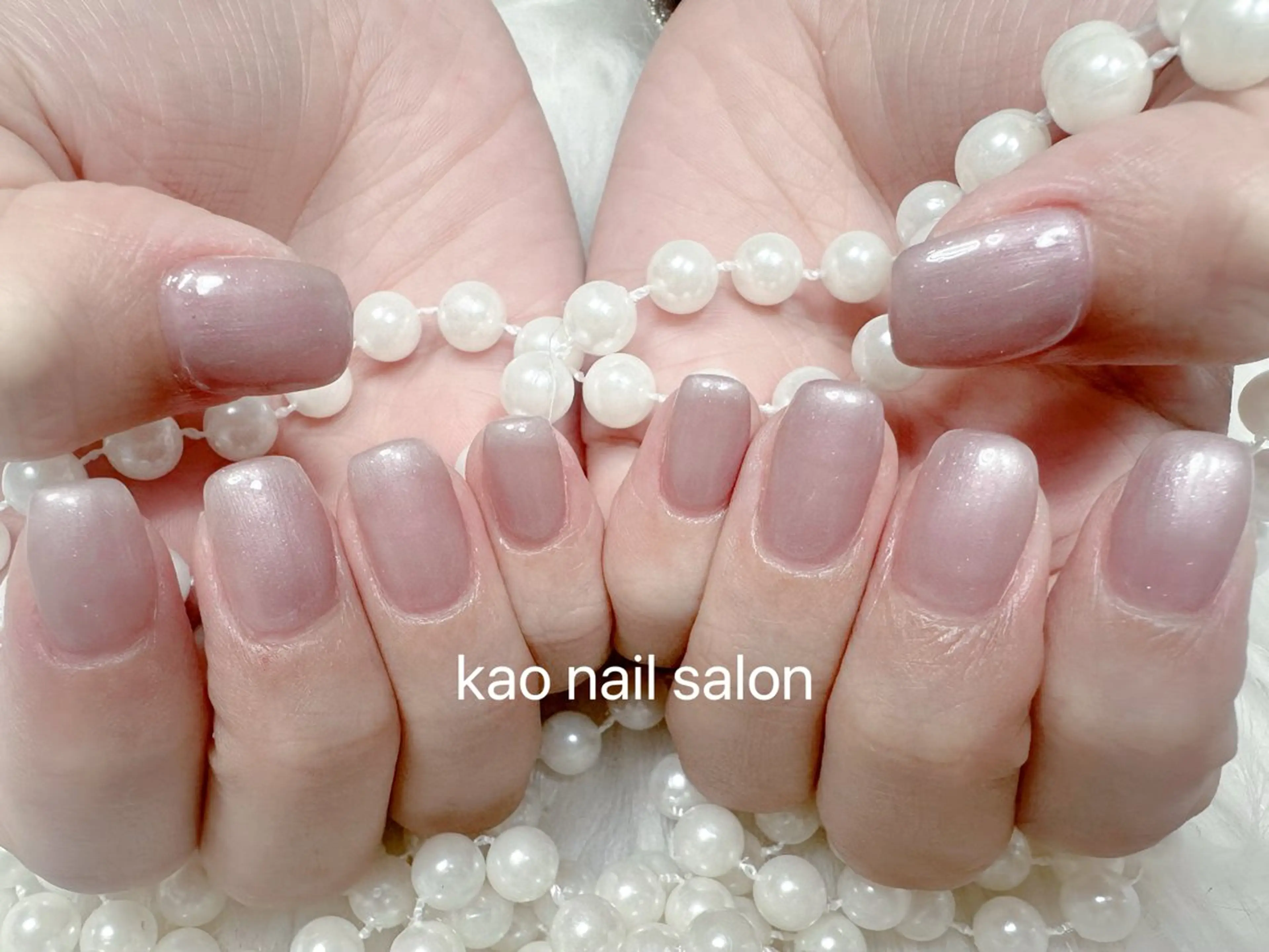 ネイル ハンドネイル kao nail マグネット/長さだしのネイルデザイン