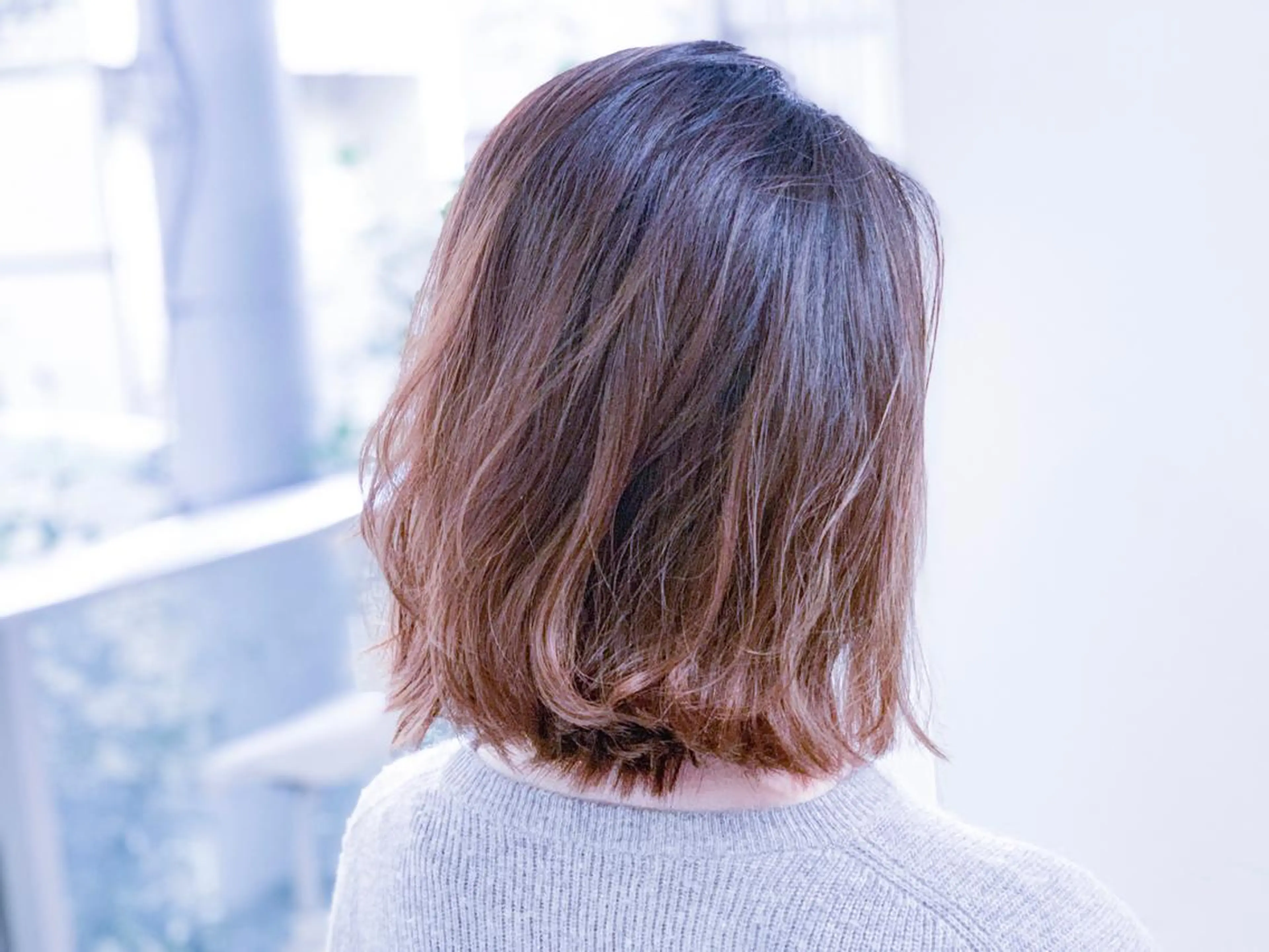 ミディアム カラー ハイライトカラー ハイライト トリートメント 上田 正輝のヘアスタイル