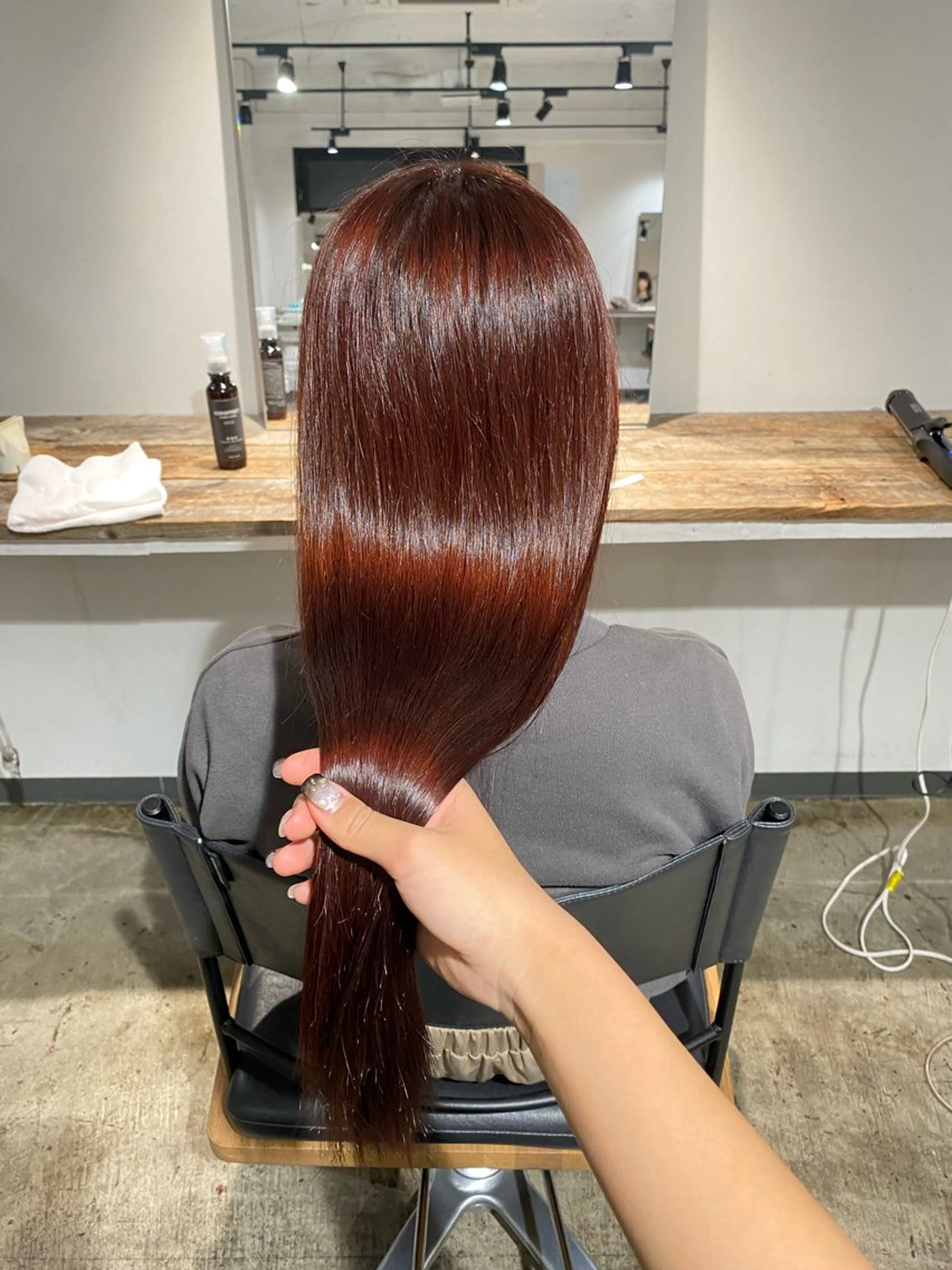 カラー ヘアカラー トリートメント ヘッドスパ 💫miyu💫デザ インカラー/アレンジのヘアスタイル