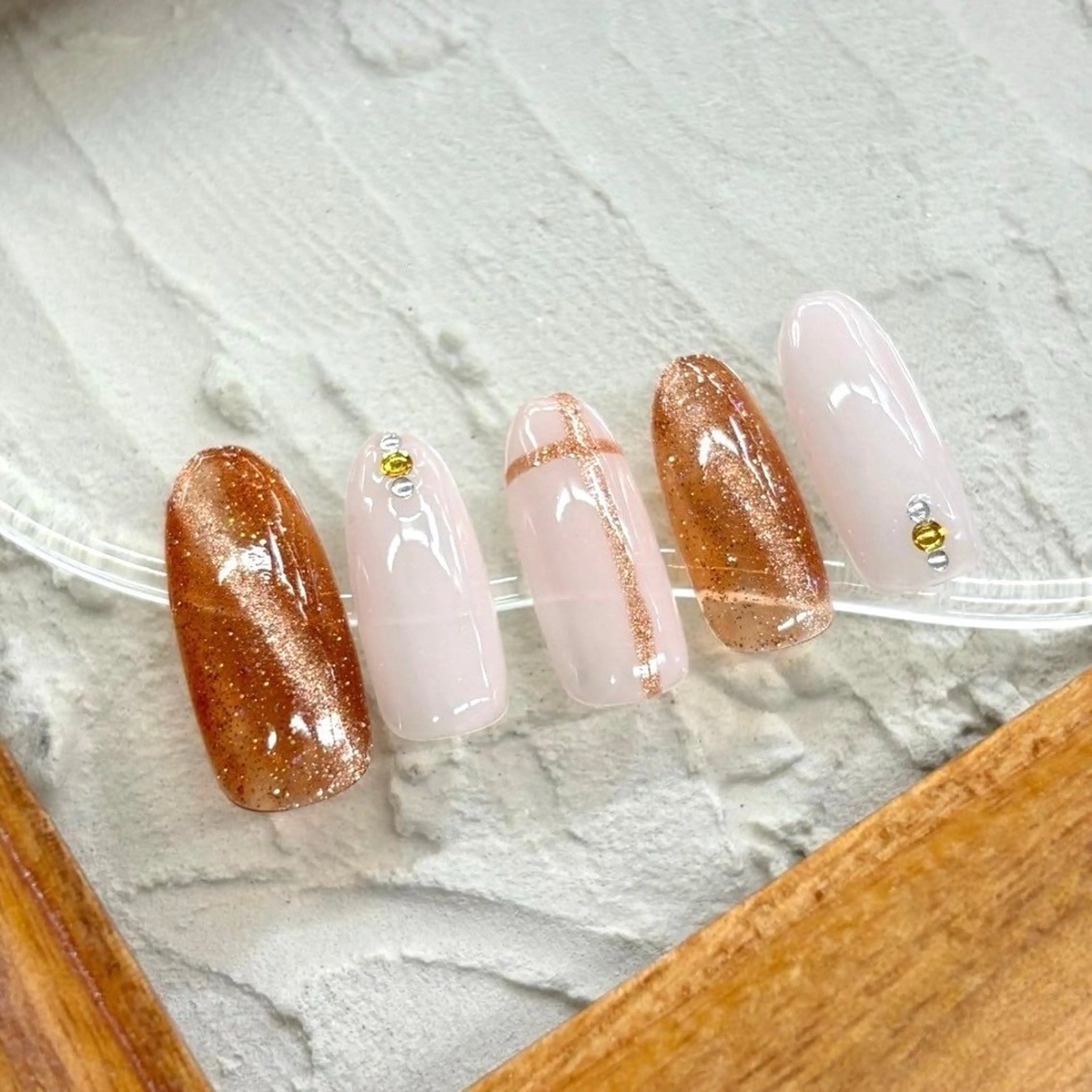 ネイル ⭐︎休業中の練習⭐︎ JNA認定講師髙橋のネイルデザイン