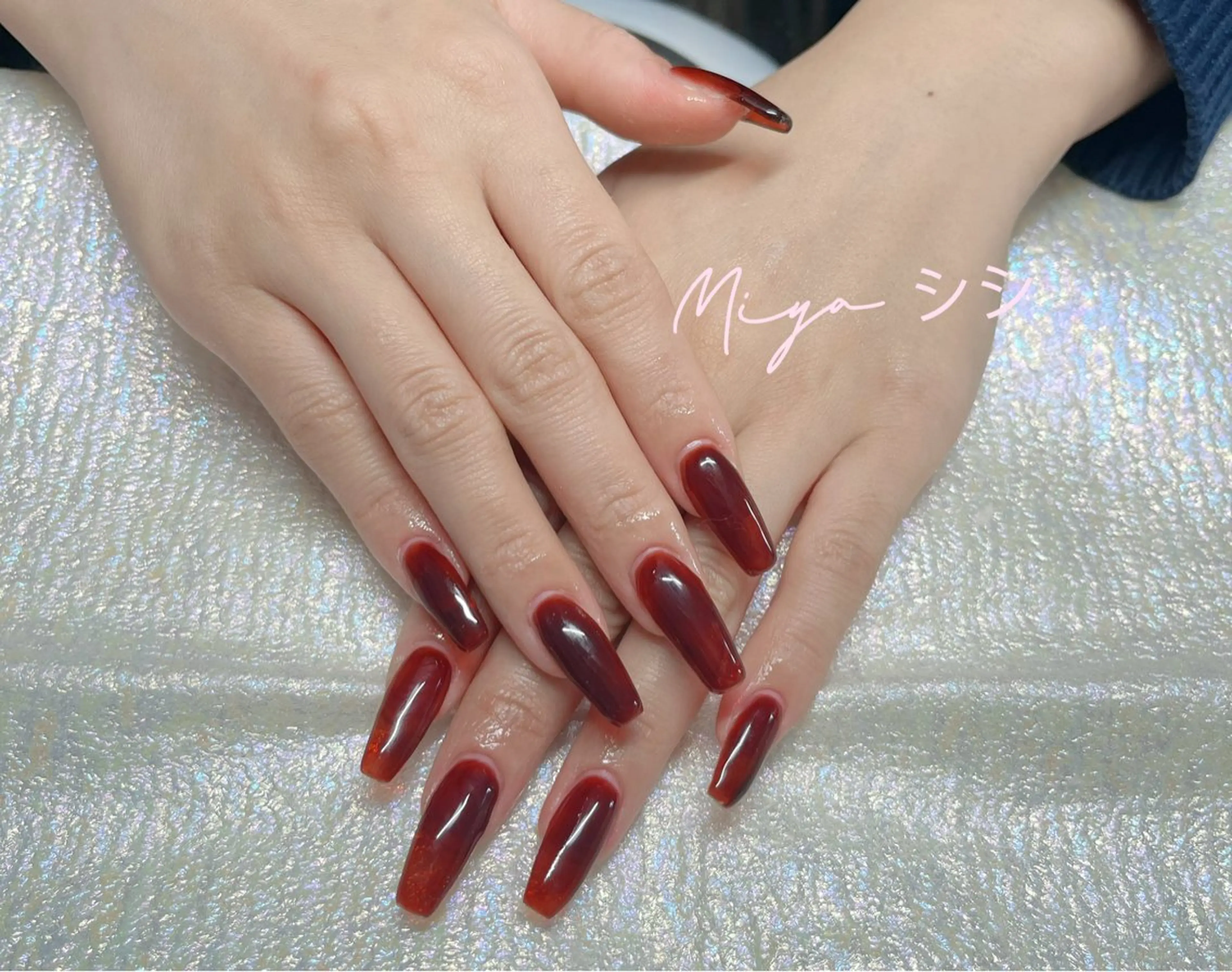 ネイル ハンドネイル MIYA  nail&   eyelash所属・MIYA NAIL シシのネイルデザイン