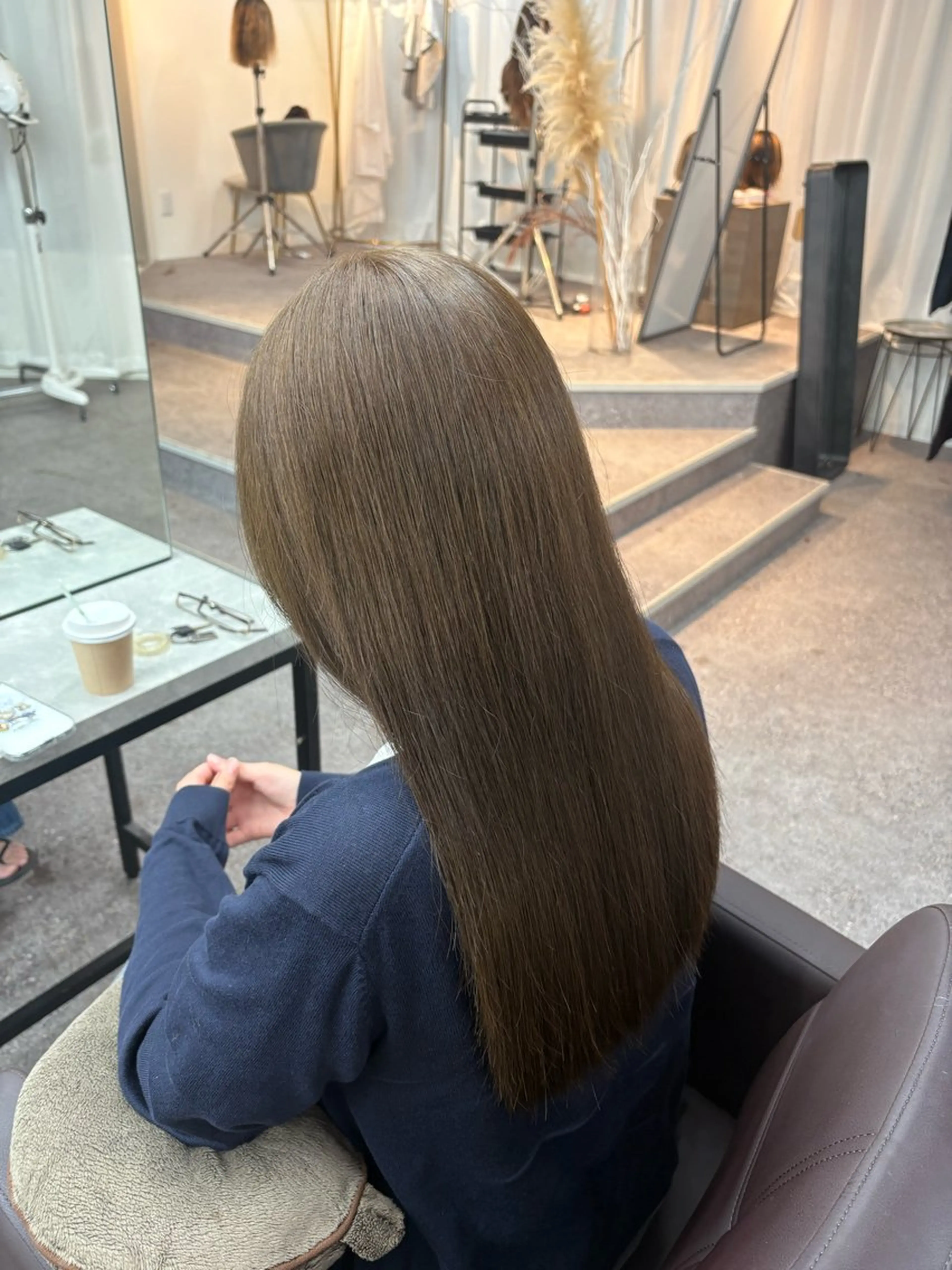 ロング カラー オリーブカラー ♡⃛【clan】 ♱⋆⭒/AINA🎀のヘアスタイル