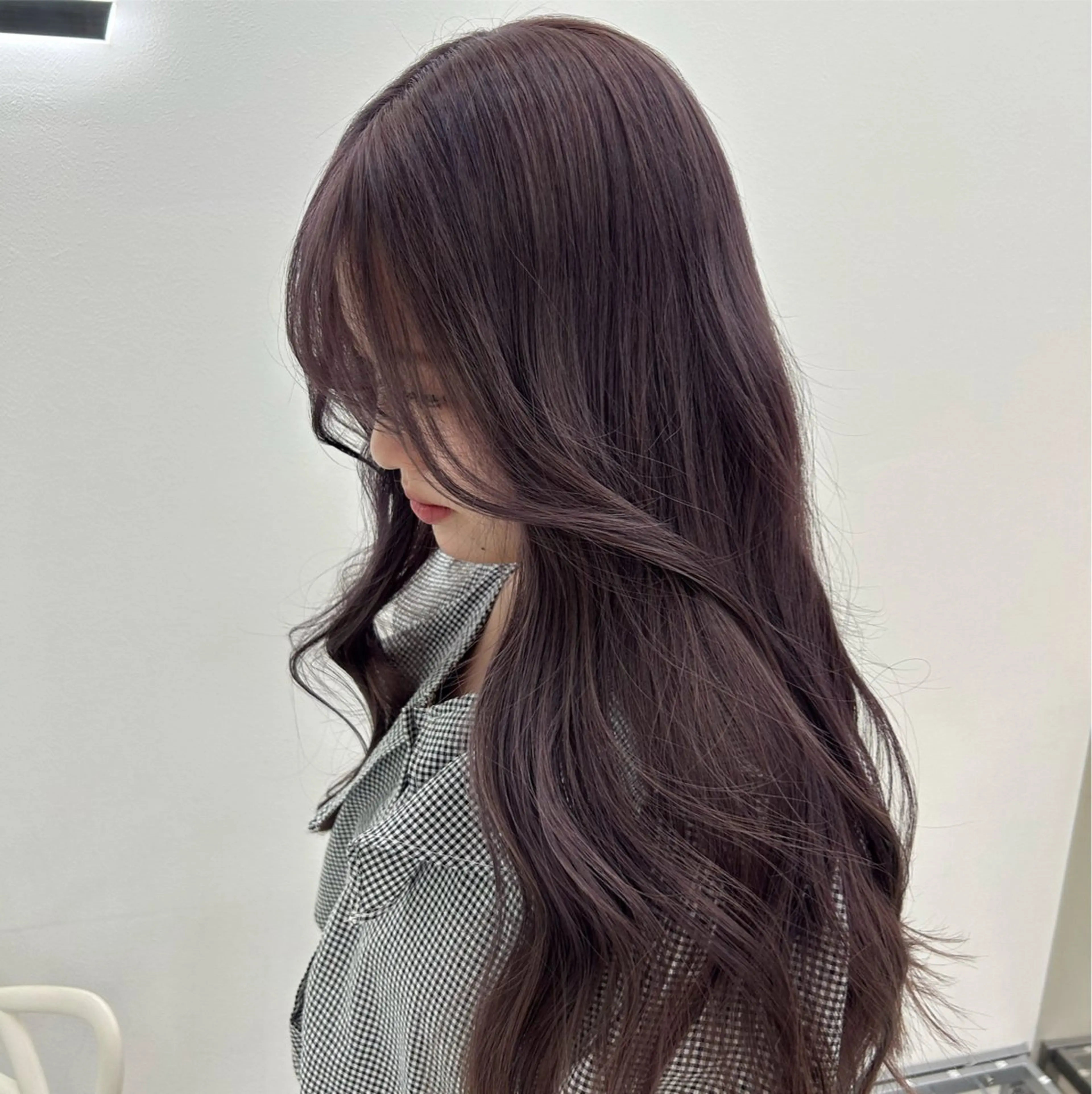 ロング ヘアカラー トリートメント 淡色ラベンダー♡ ニーナ🎀🦙のヘアスタイル