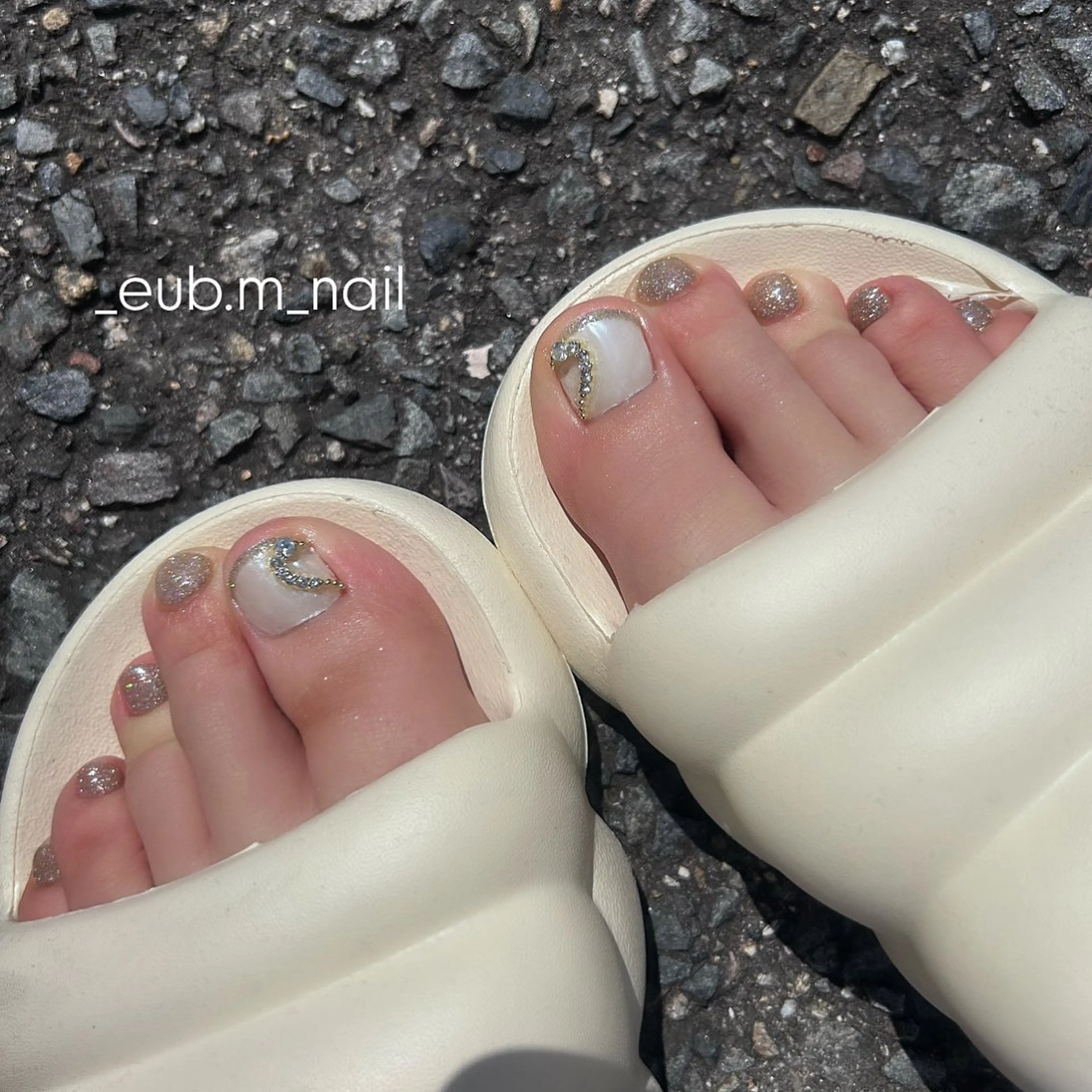 ネイル ハート 深夜ネイルサロン eub.m_nailのネイルデザイン