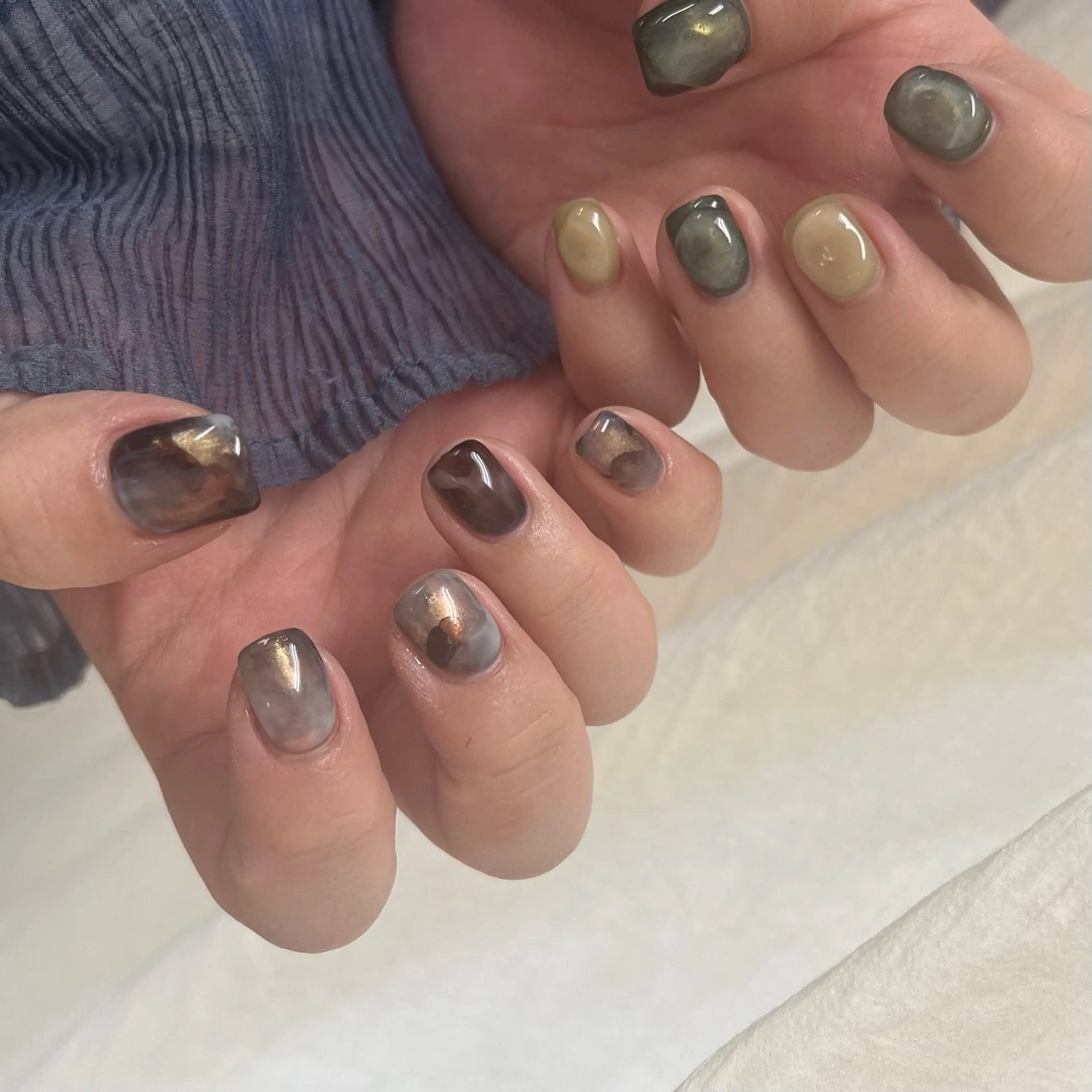 ネイル ハンドネイル nuás nailのネイルデザイン