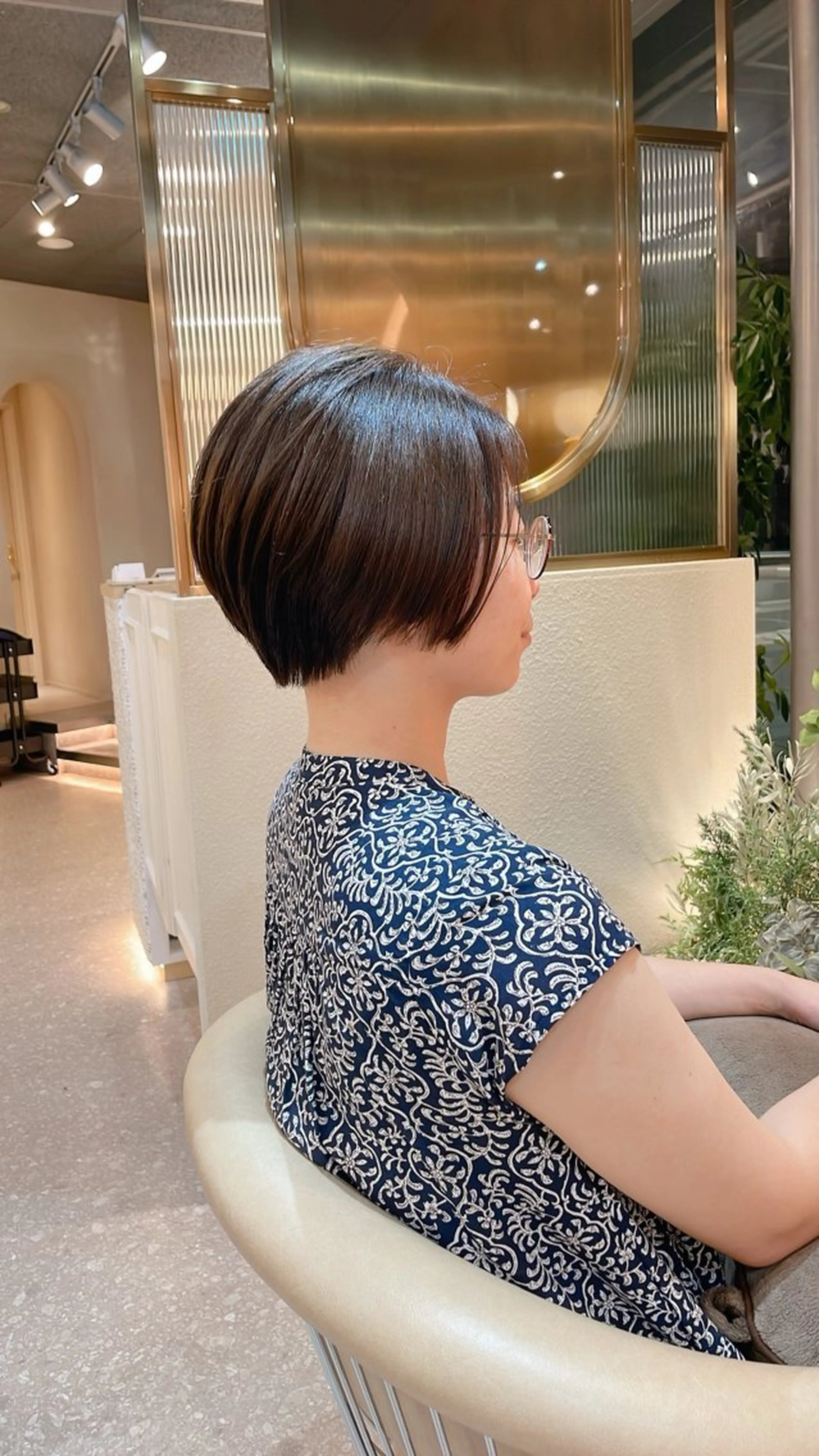 ショート カラー カット ヘアカラー トリートメント GRITTERs【グリッター】中央店所属・【ショート・ボブ】 ＊CHIAKI＊のヘアスタイル
