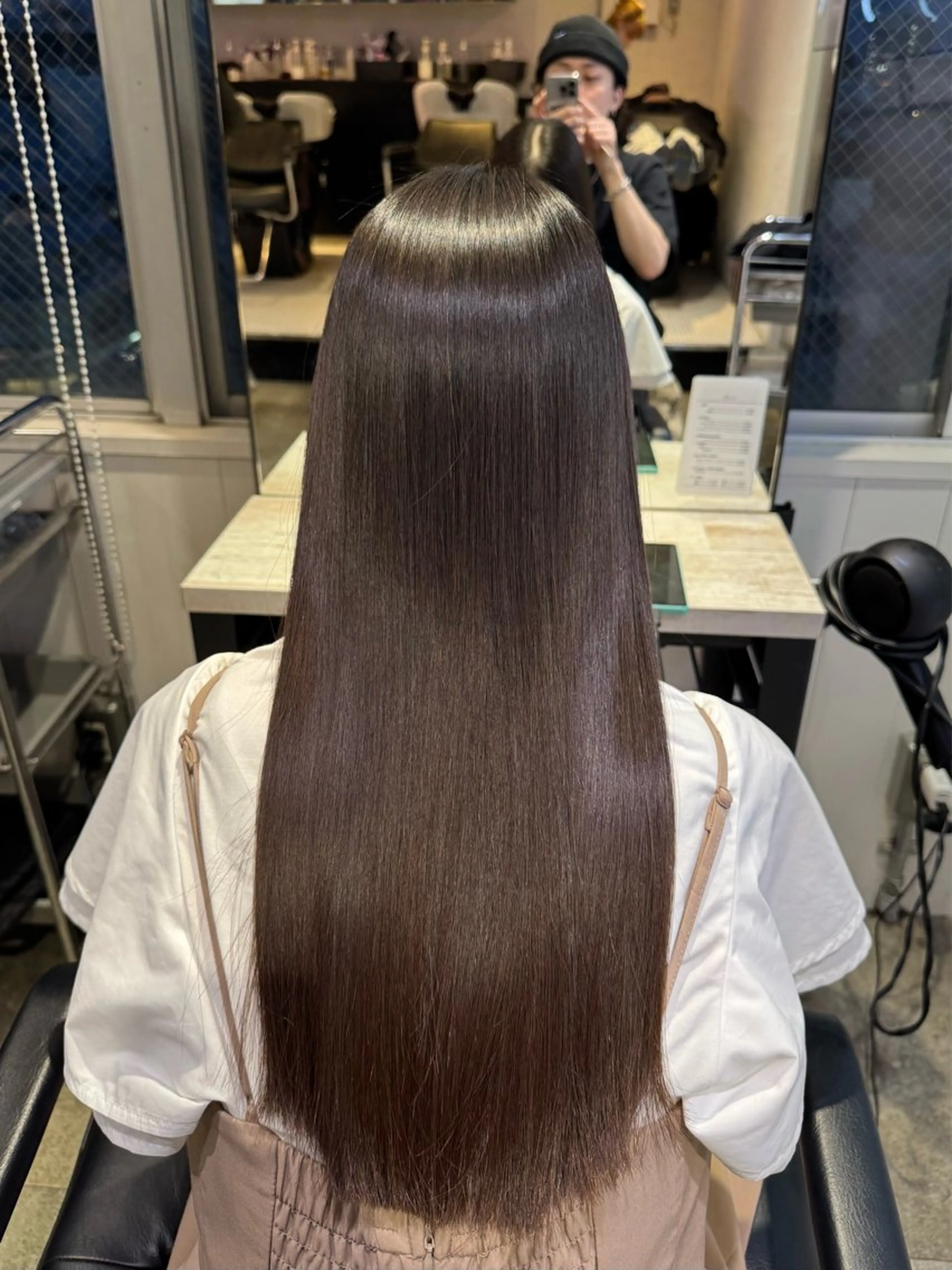 ロング カット 縮毛矯正 トリートメント ザクザクレイヤー 🍀/カラー/小田のヘアスタイル