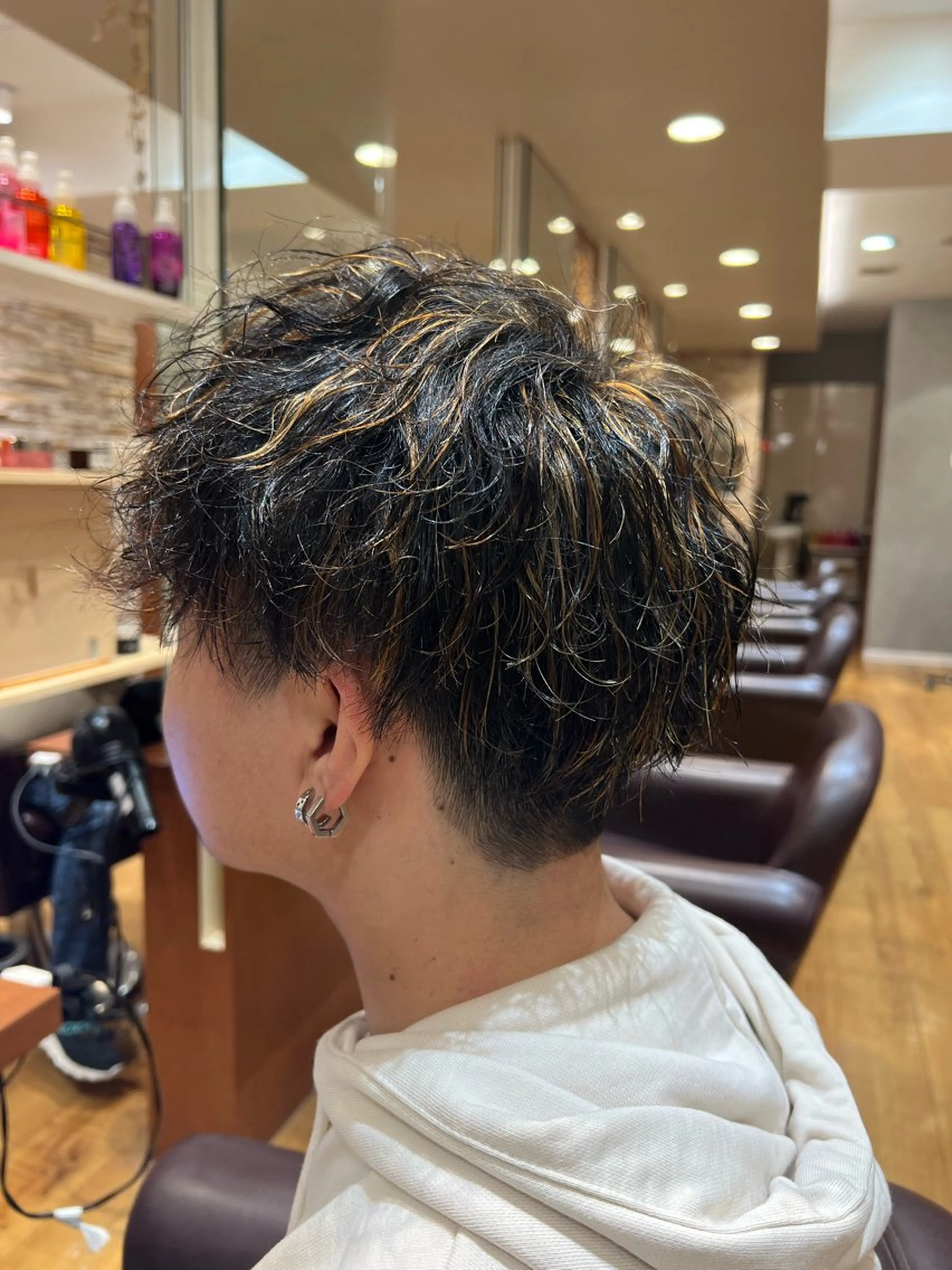 パーマ メンズ 波巻きパーマ カット パーマ men's salon NOA solte.所属・本間 さつきのヘアスタイル
