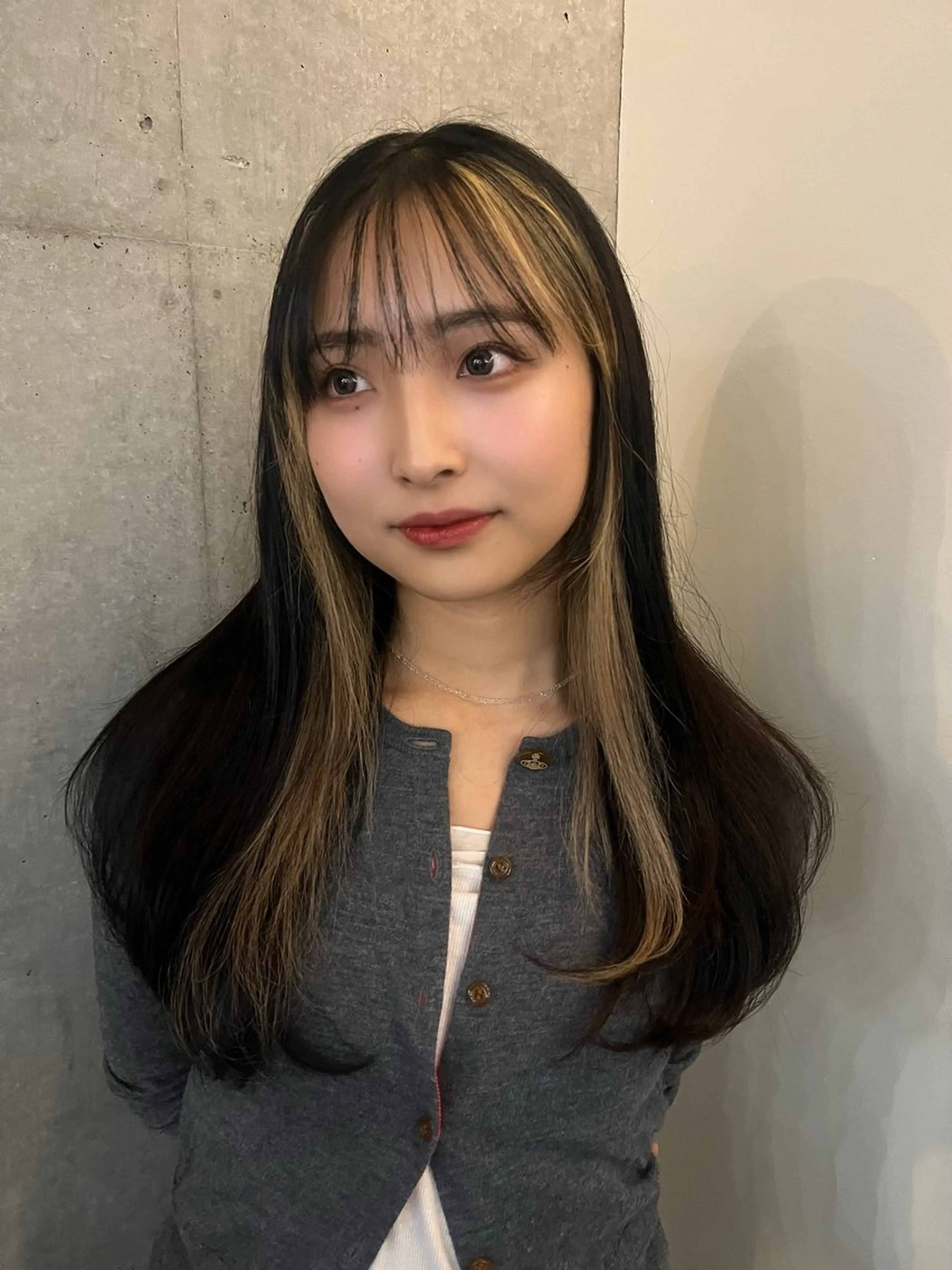 ロング カラー ブリーチ ダブルカラー 韓国ヘア・ 艶カラーさおり💟のヘアスタイル