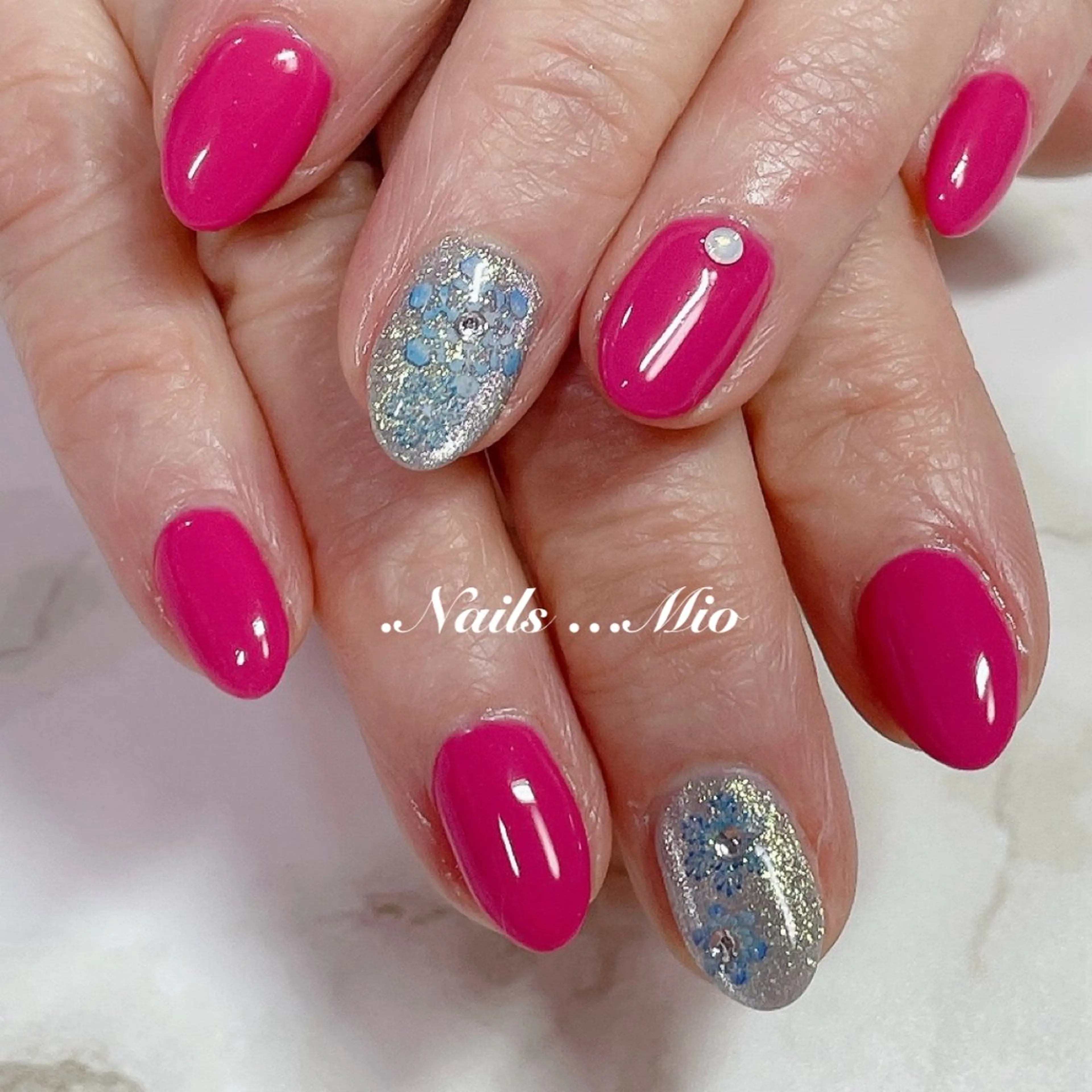 ネイル アートネイル ジェルネイル ワンカラーネイル .Nails Mio 赤羽西ネイルサロンのネイルデザイン
