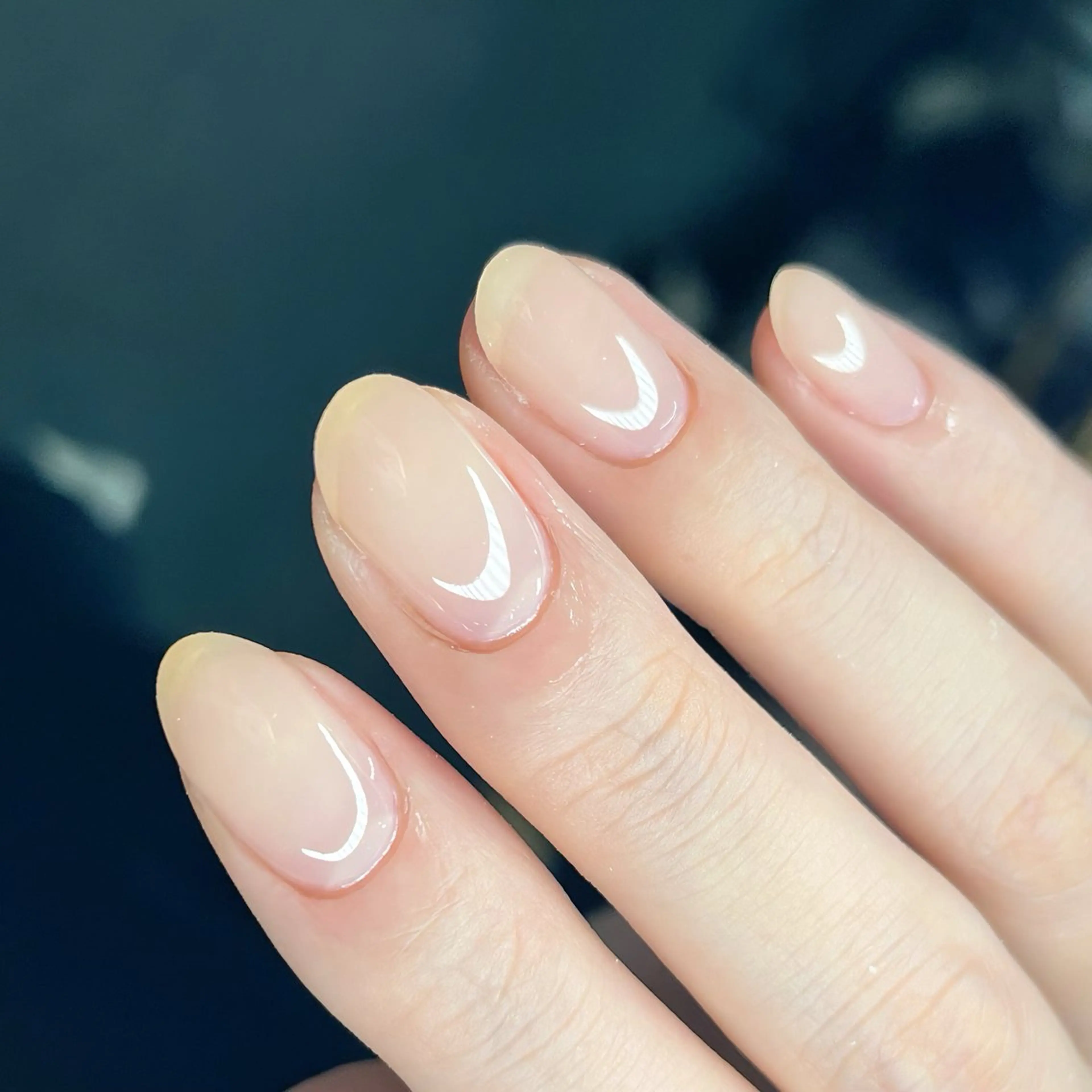 ネイル アートネイル ハート ホログラムネイル ネイビー オフィスネイル ハンドネイル ハンドケア 🫧OPELIA NAIL渋谷🫧のネイルデザイン