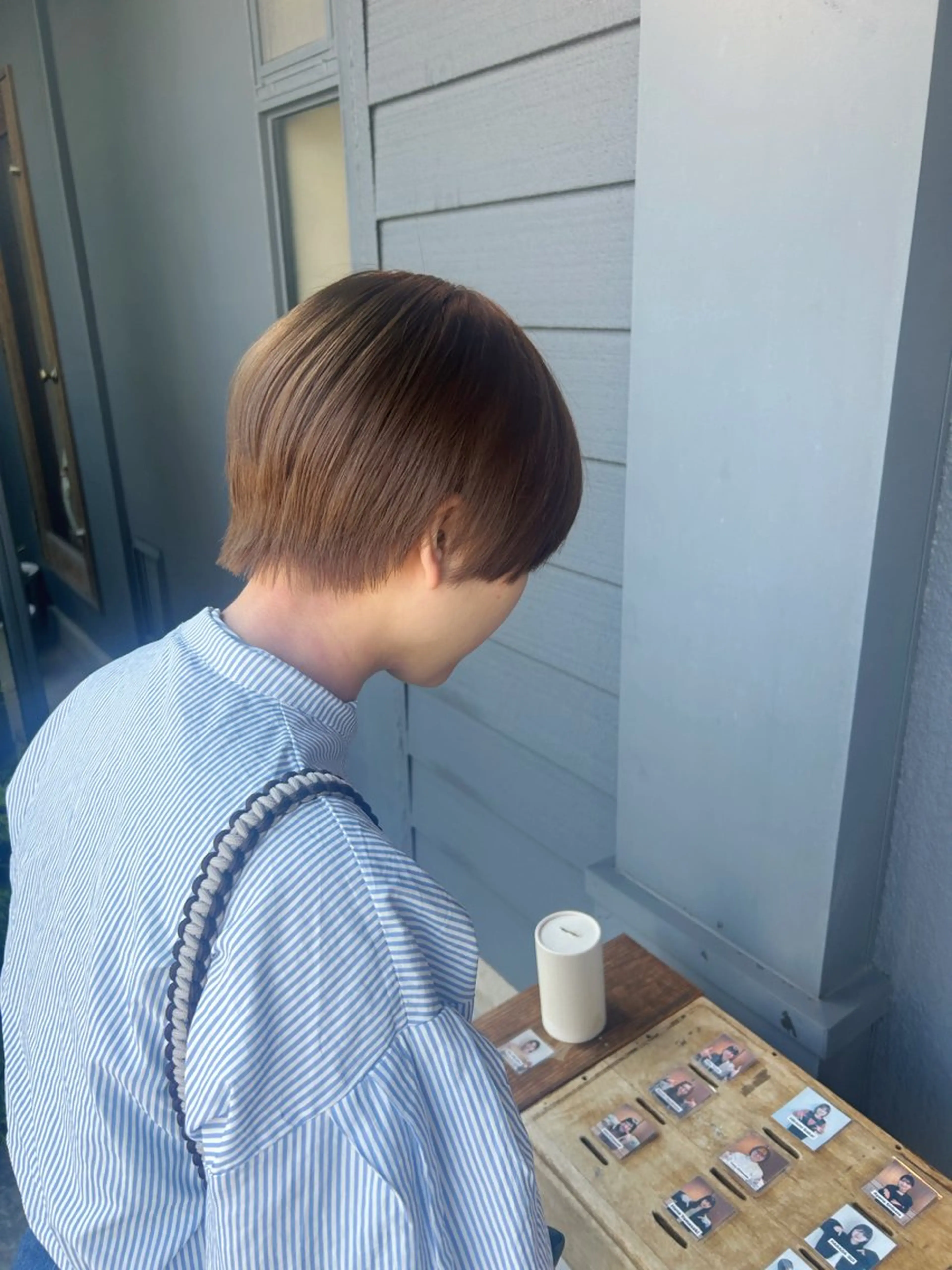 カラー 黒髪 ブリーチ 透明感カラー ダブルカラー ブリーチなしカラー ヘアカラー 田崎 未悠のヘアスタイル